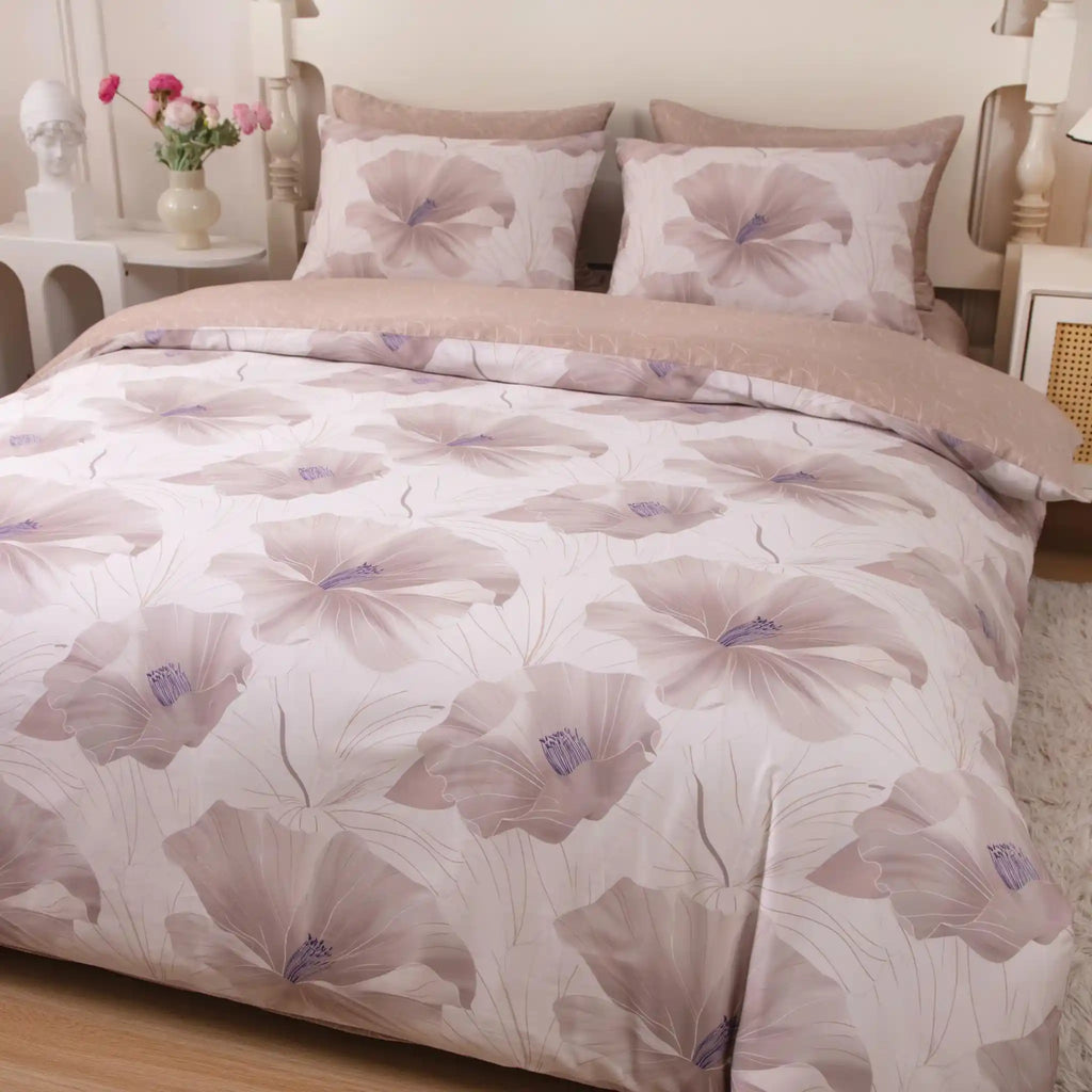 Expresso Bloom Duvet Cover Bedding Set