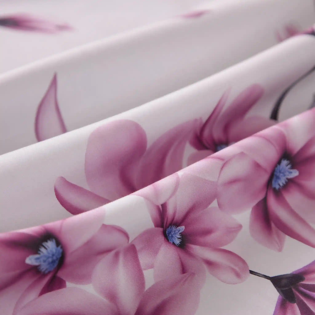 Blanc Blossom Pink Duvet Cover Bedding Set