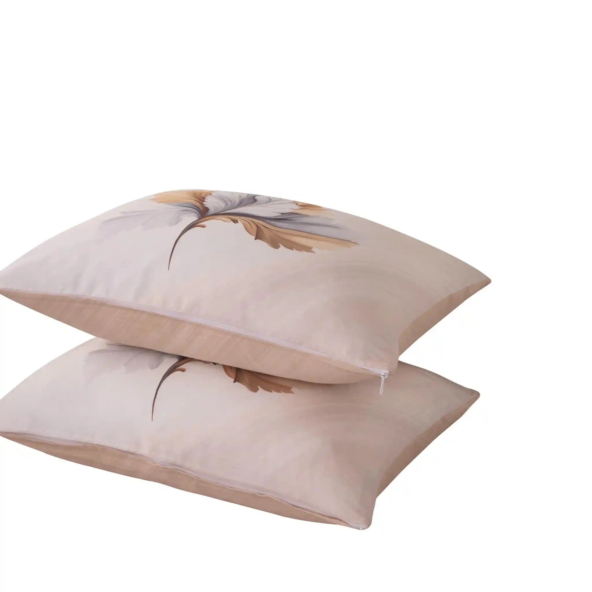 Gold Gardenia Duvet Cover Bedding Set