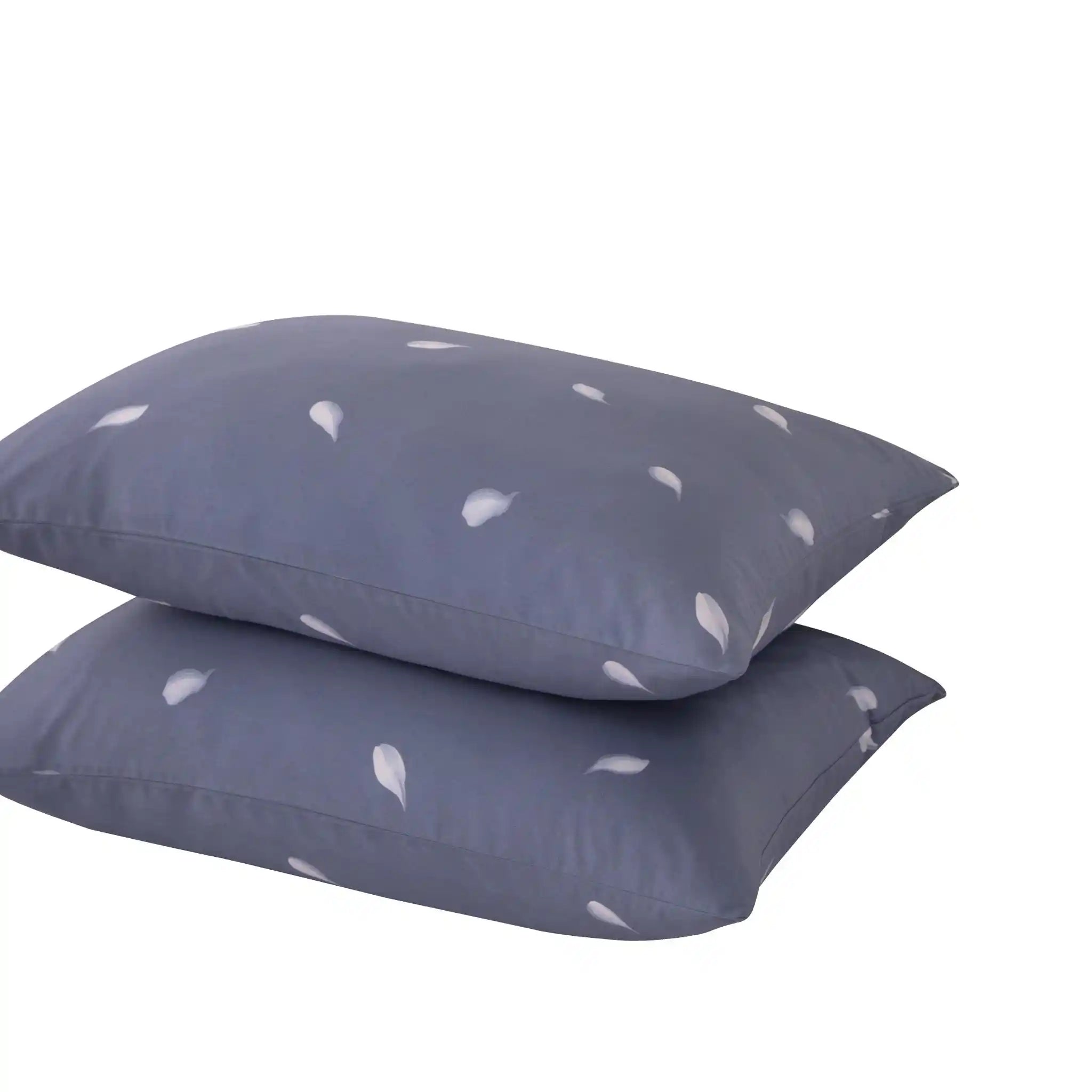 Blanc Blossom Blue Duvet Cover Bedding Set
