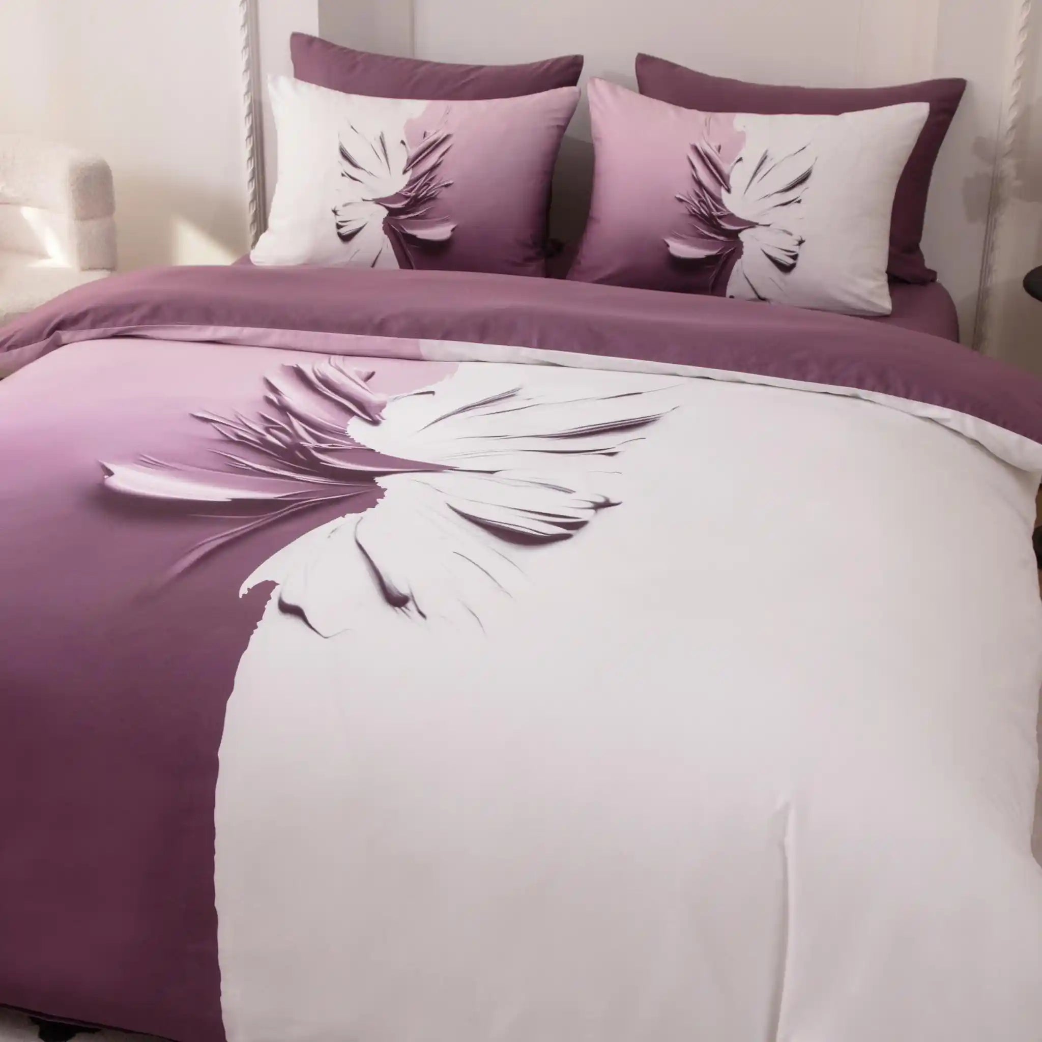 Seven Seas Burgundy Duvet Cover Bedding Set