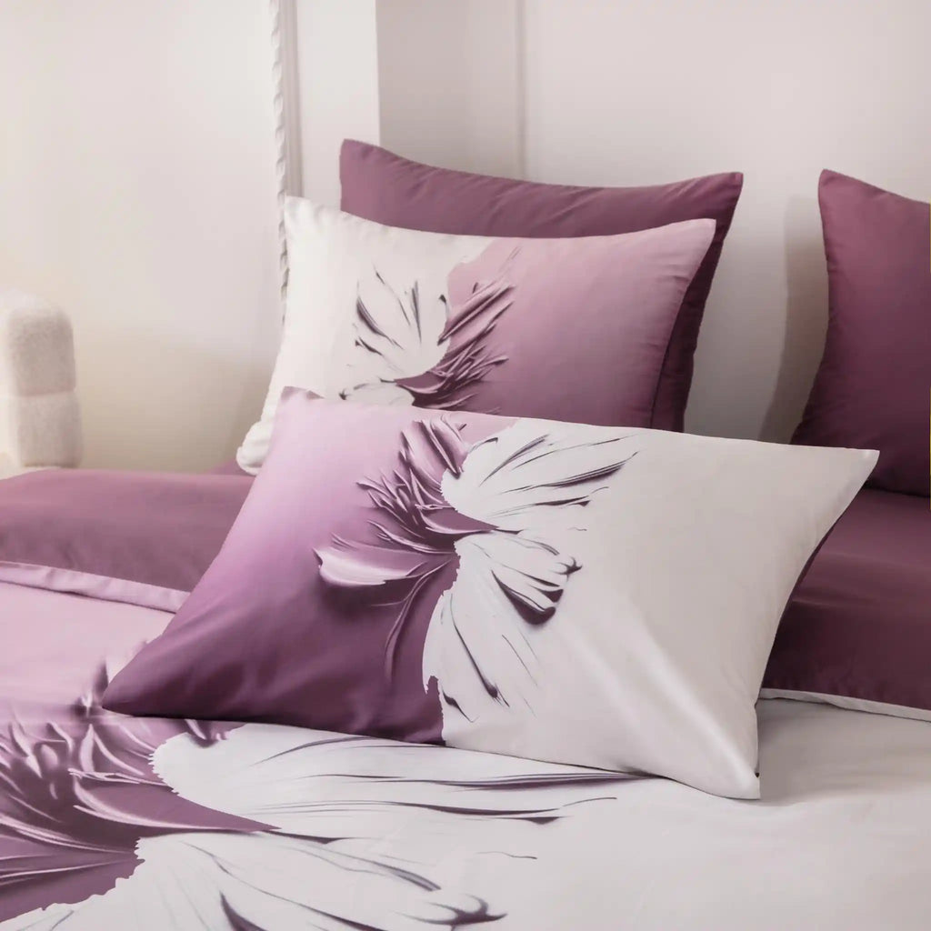 Seven Seas Burgundy Duvet Cover Bedding Set