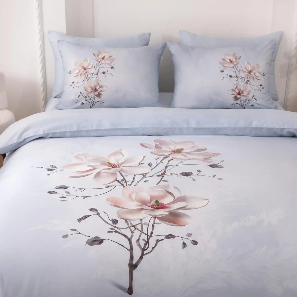Petal'e Luxe Blue Duvet Cover Bedding Set