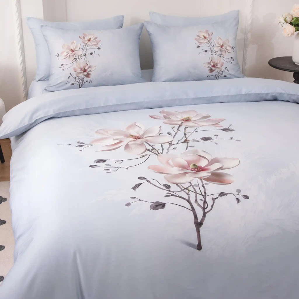 Petal'e Luxe Blue Duvet Cover Bedding Set