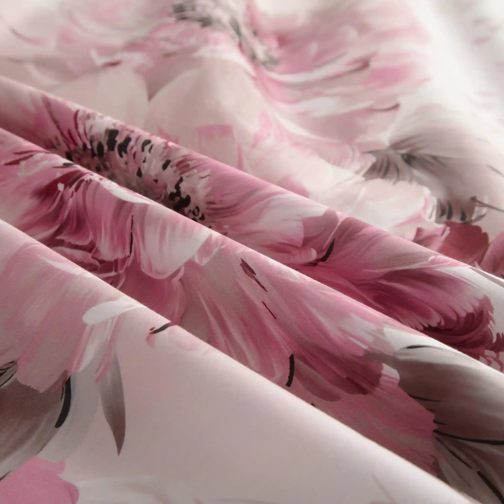 Floral Canvas Rose Duvet Cover Bedding Set
