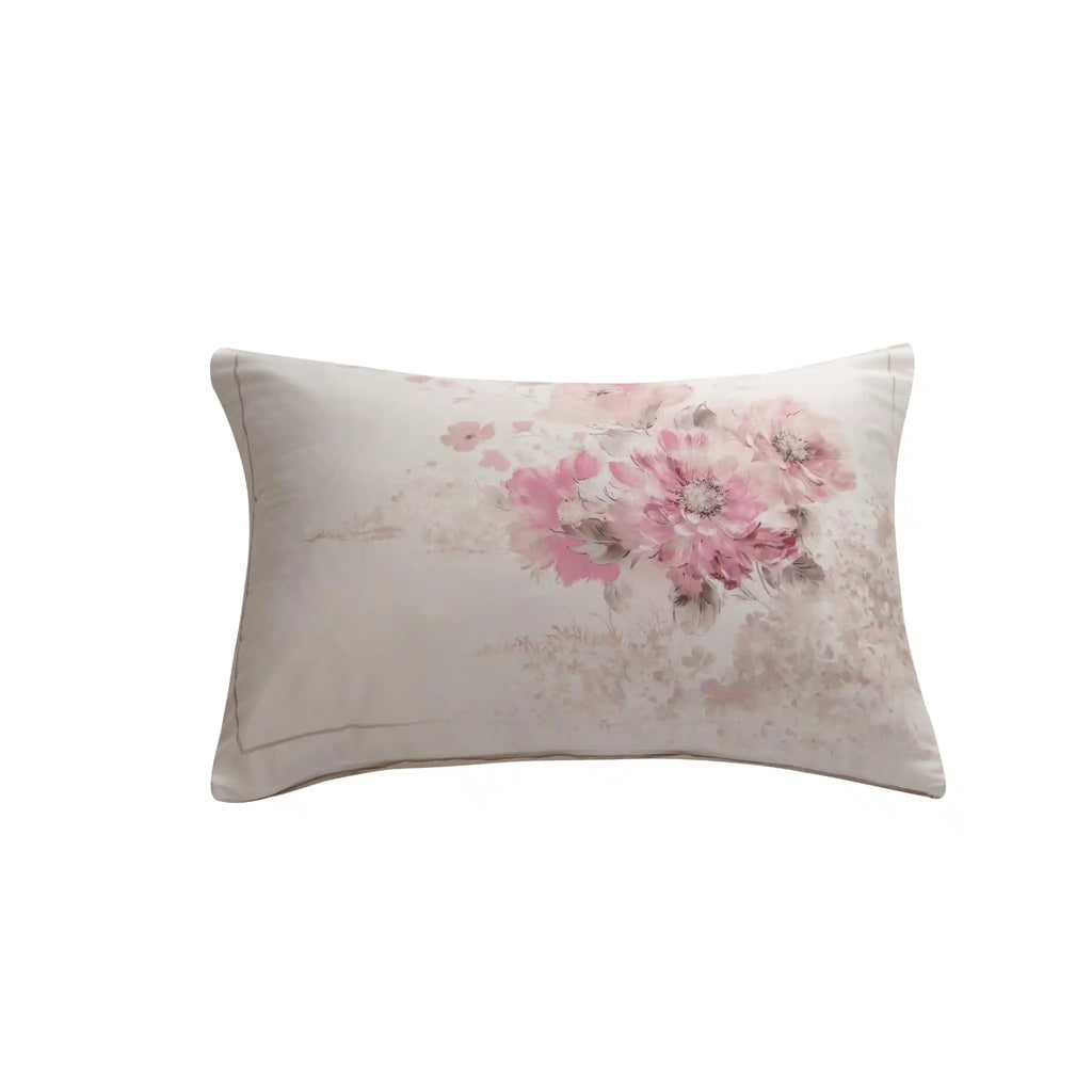 Floral Canvas Rose Duvet Cover Bedding Set
