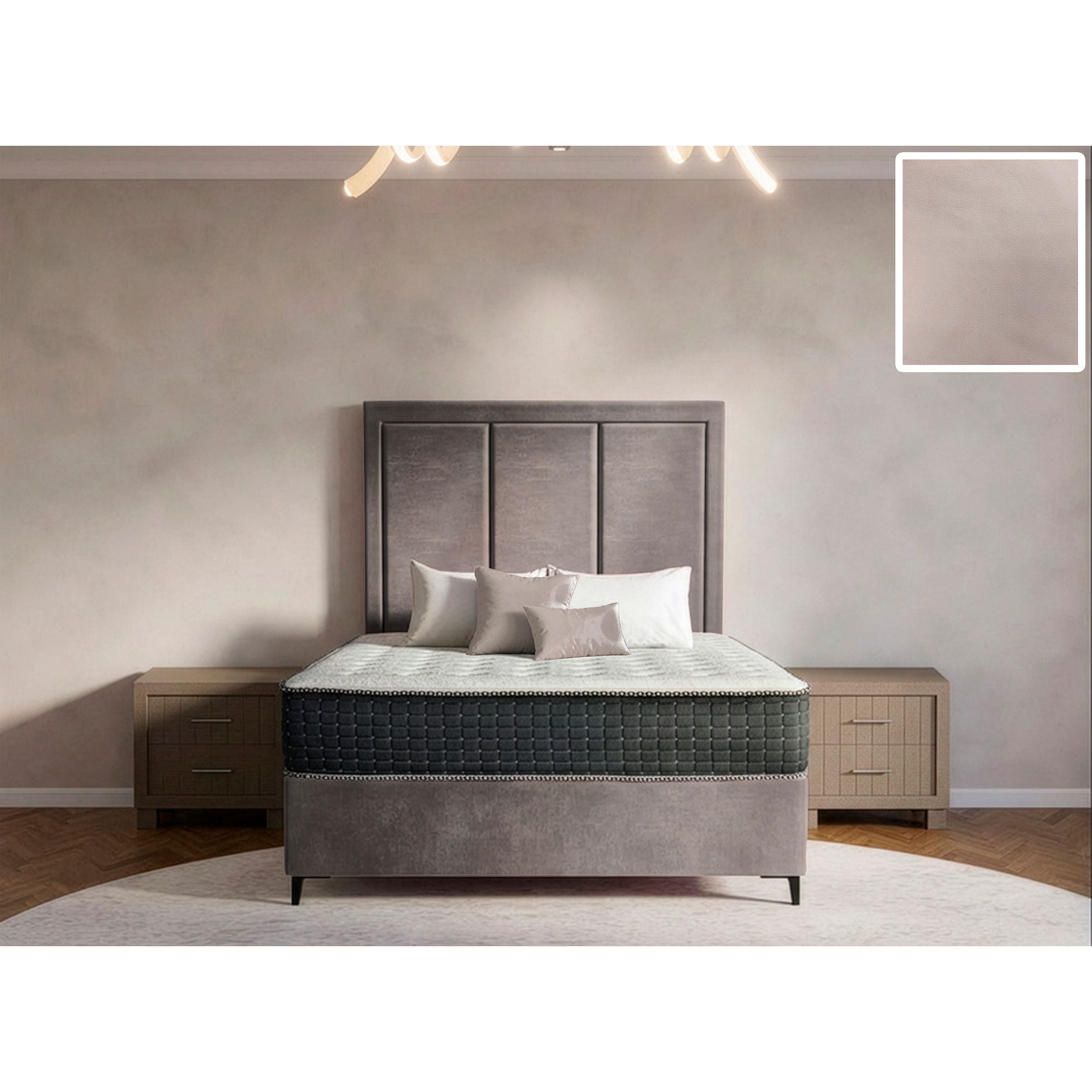 Arlington Rimline Bed and Headboard