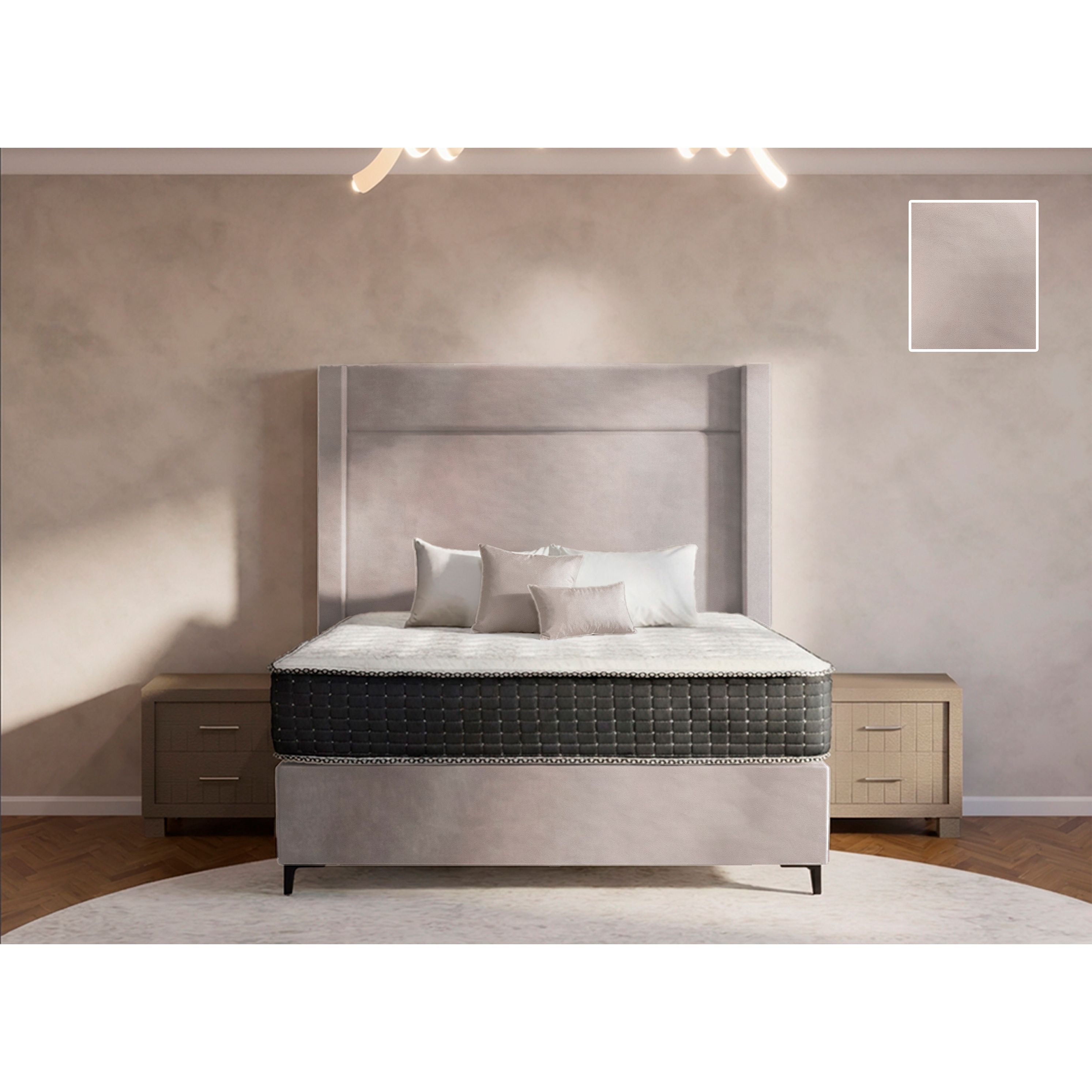 Eminence Side Wings Bed and Headboard