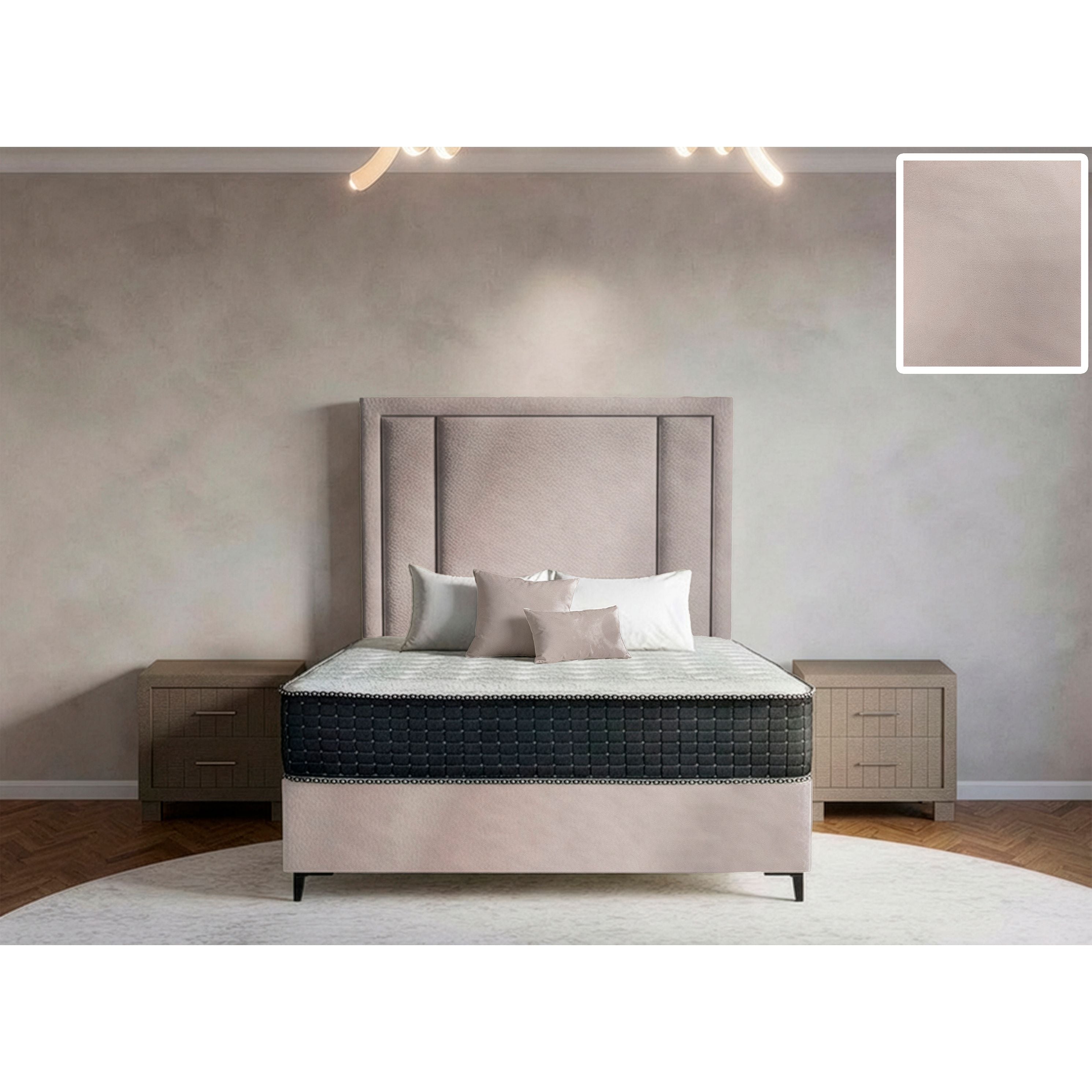 Apex Rimline Bed and Headboard