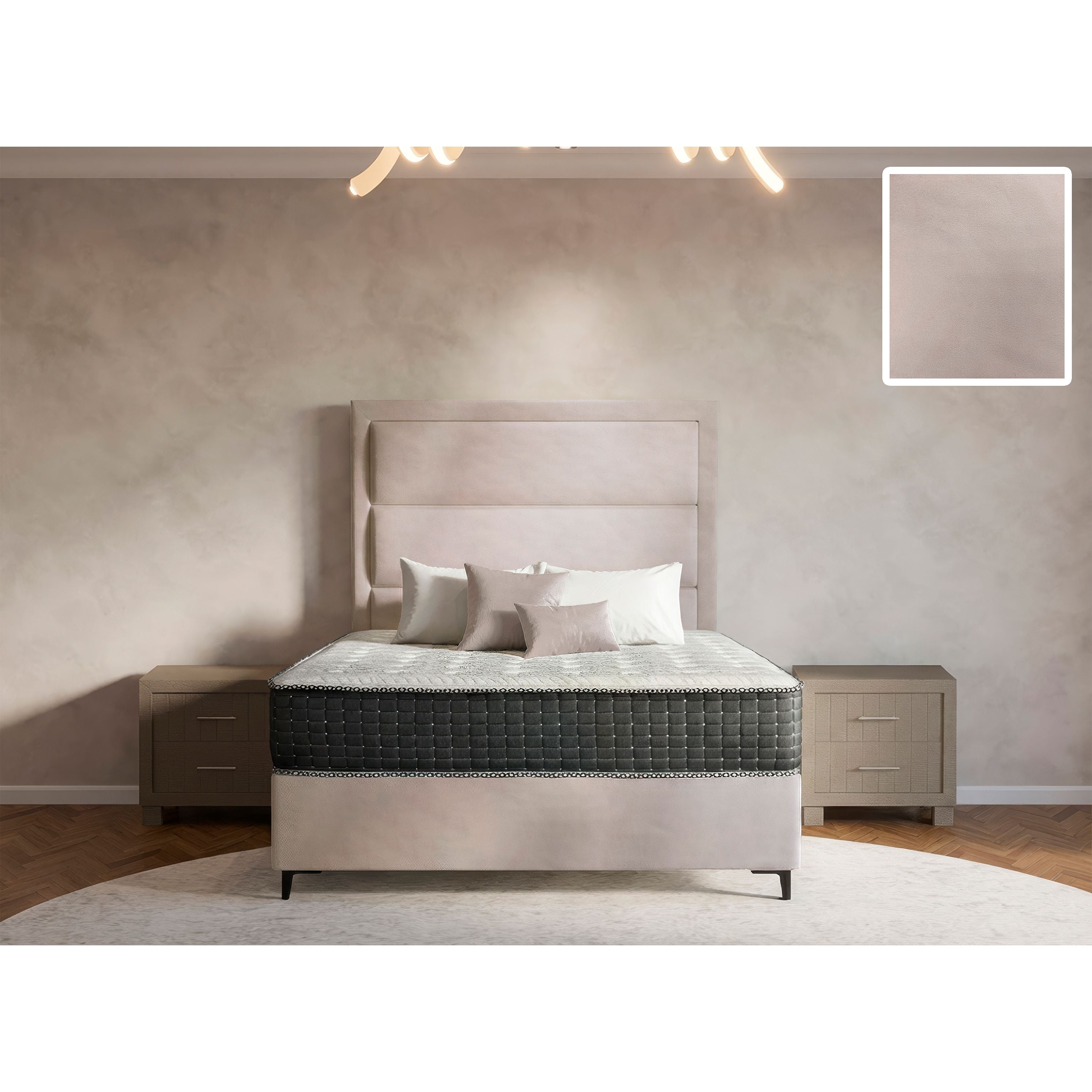 Concord Rimline Bed and Headboard