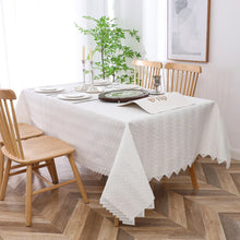 Load image into Gallery viewer, Lace Lined Tablecloth 1728L
