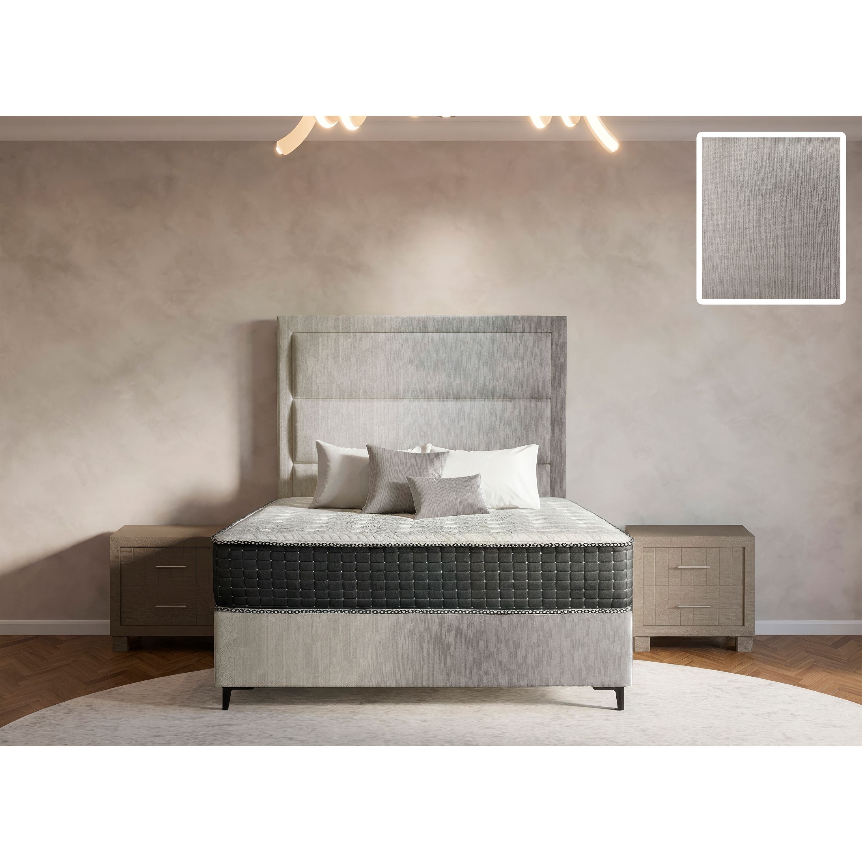 Concord Rimline Bed and Headboard