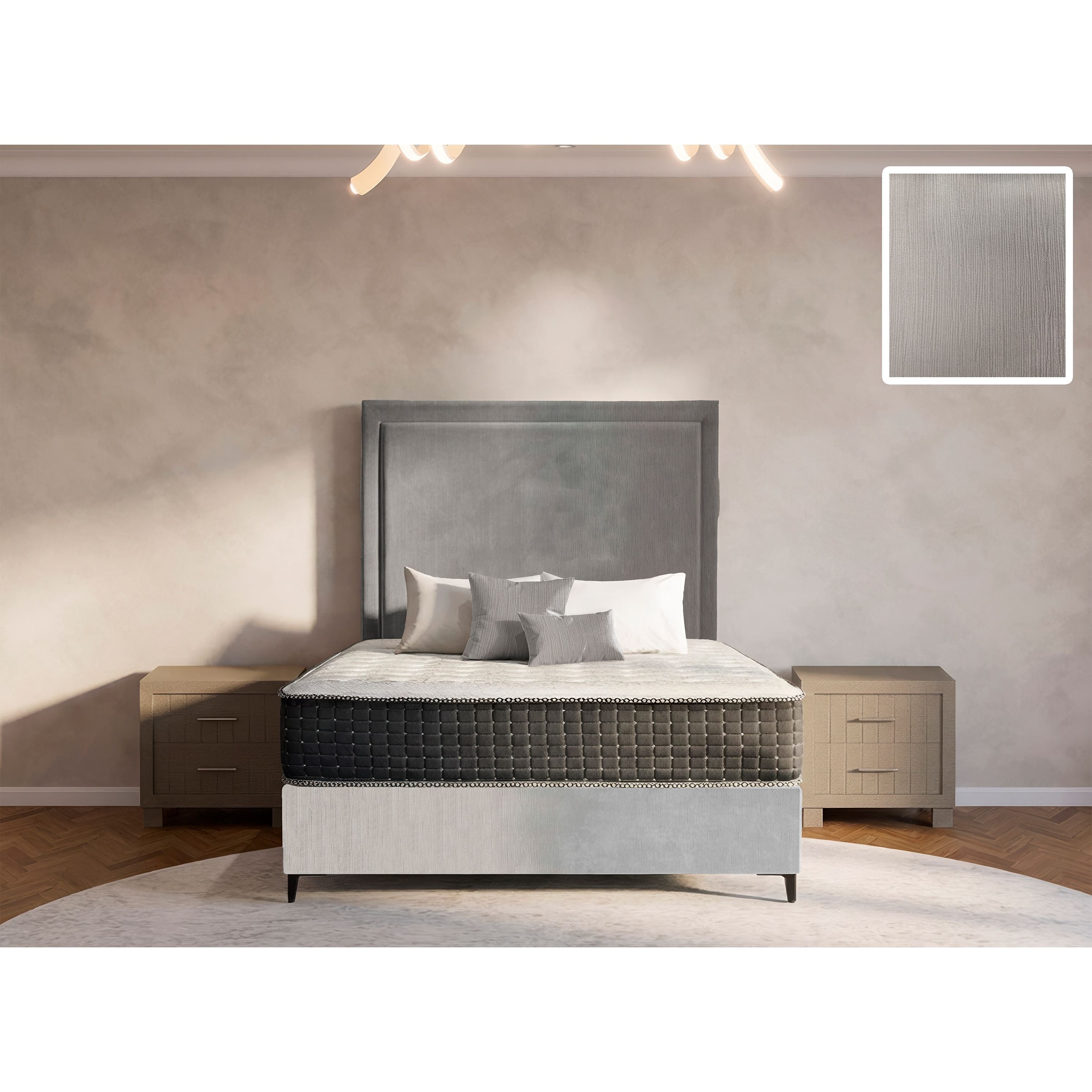 Orlando Rimline Bed and Headboard