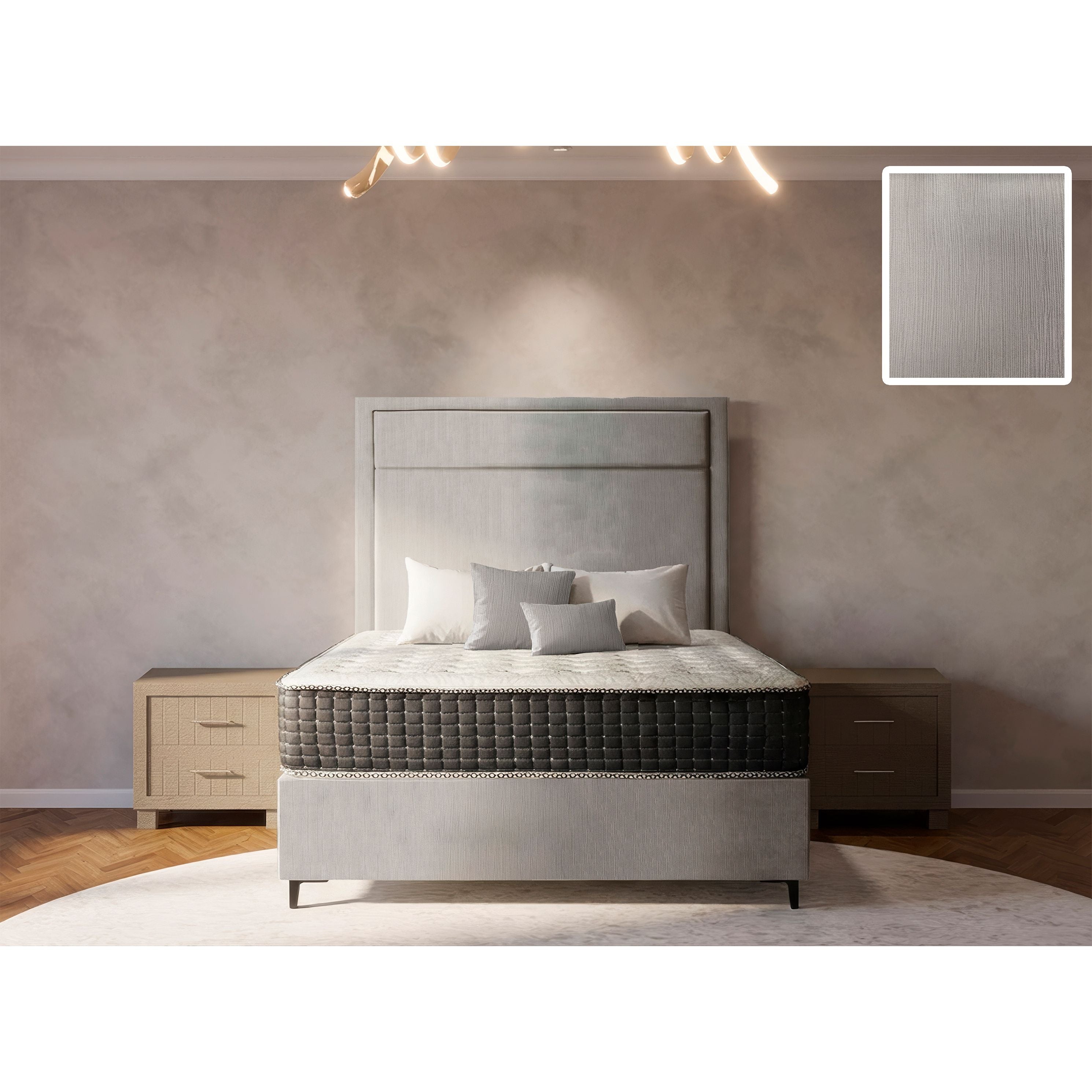 Eminence Rimline Bed and Headboard