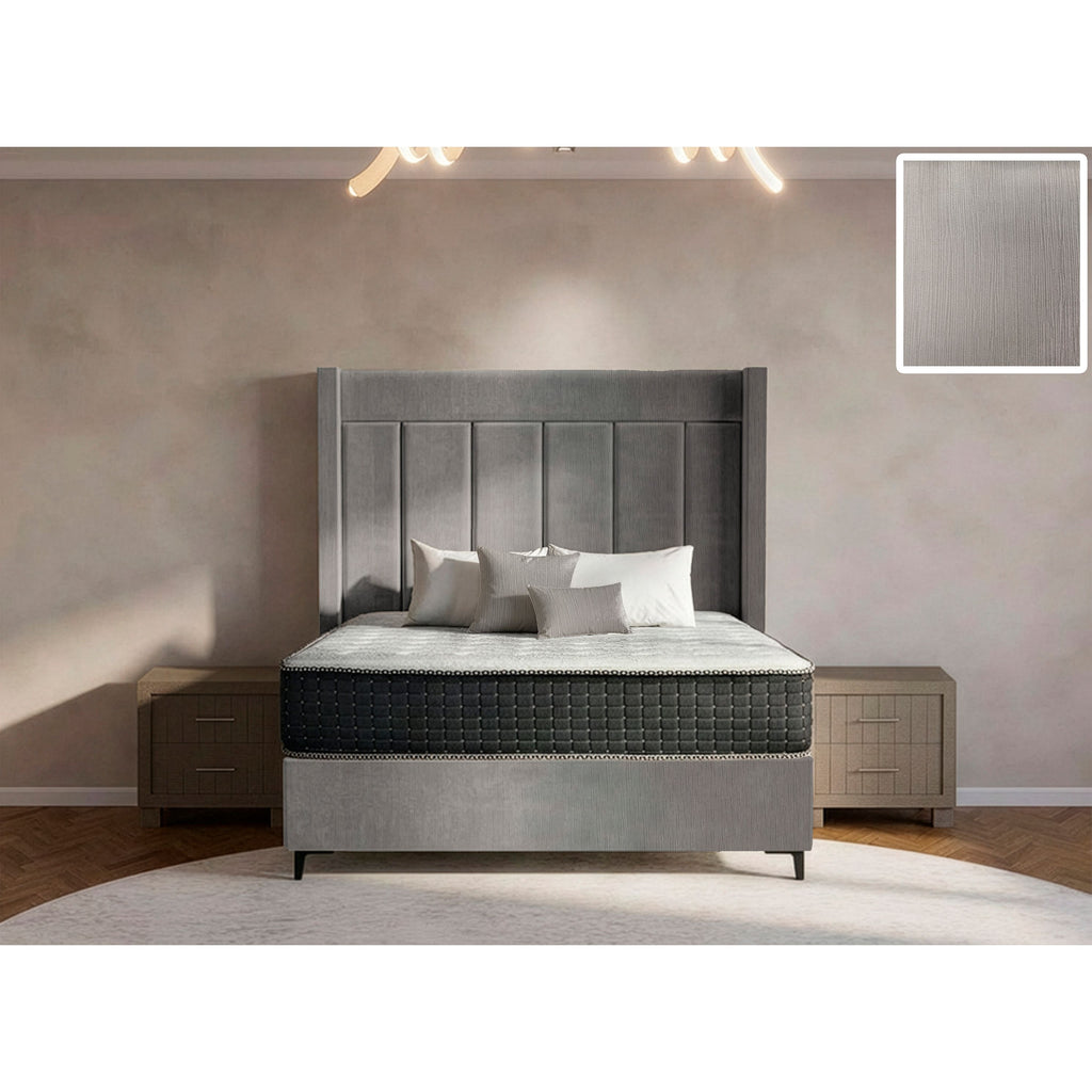 Luxeloom Side Wings Bed and Headboard