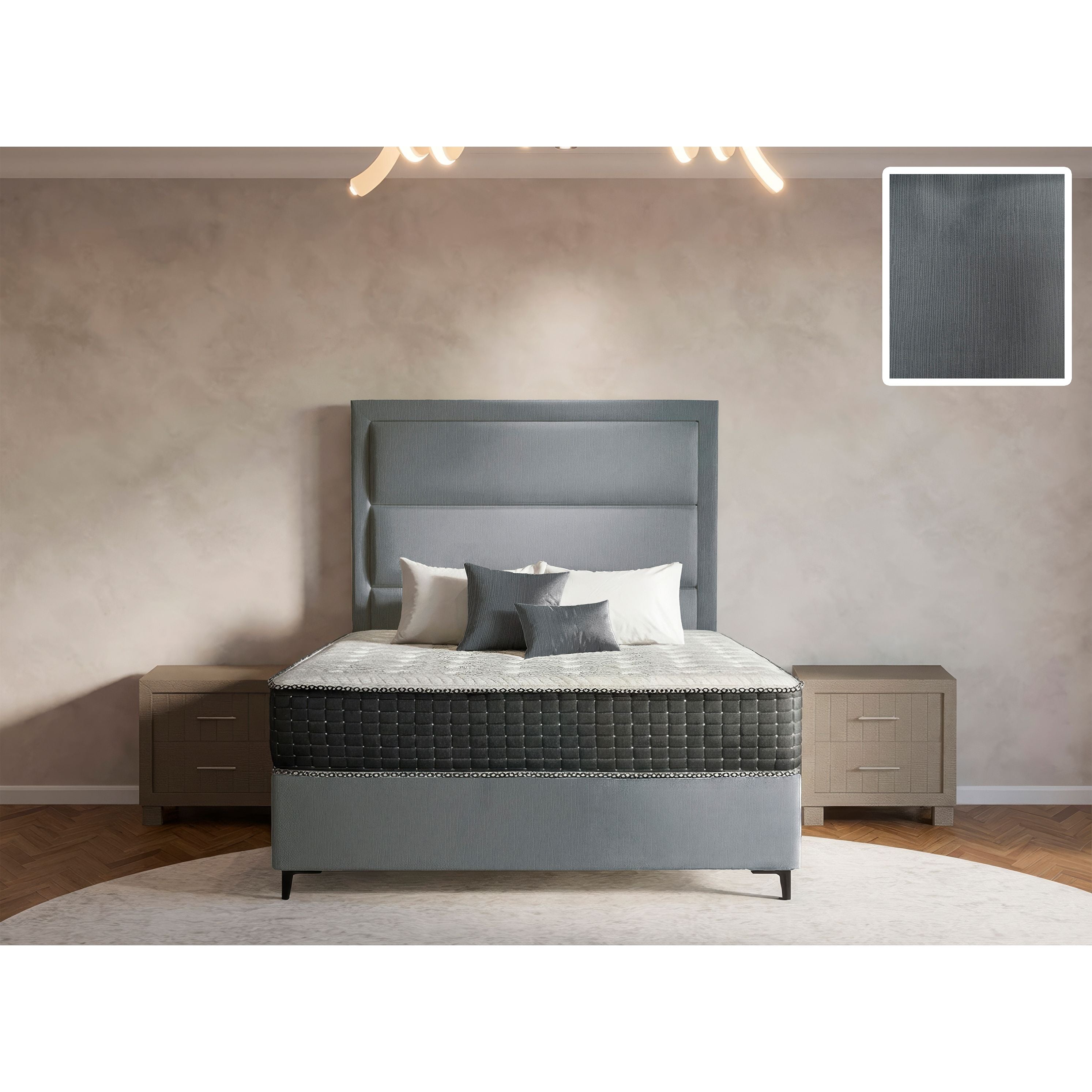 Concord Rimline Bed and Headboard
