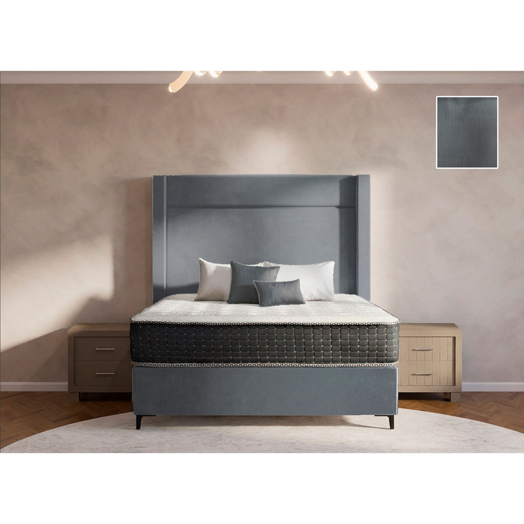 Eminence Side Wings Bed and Headboard