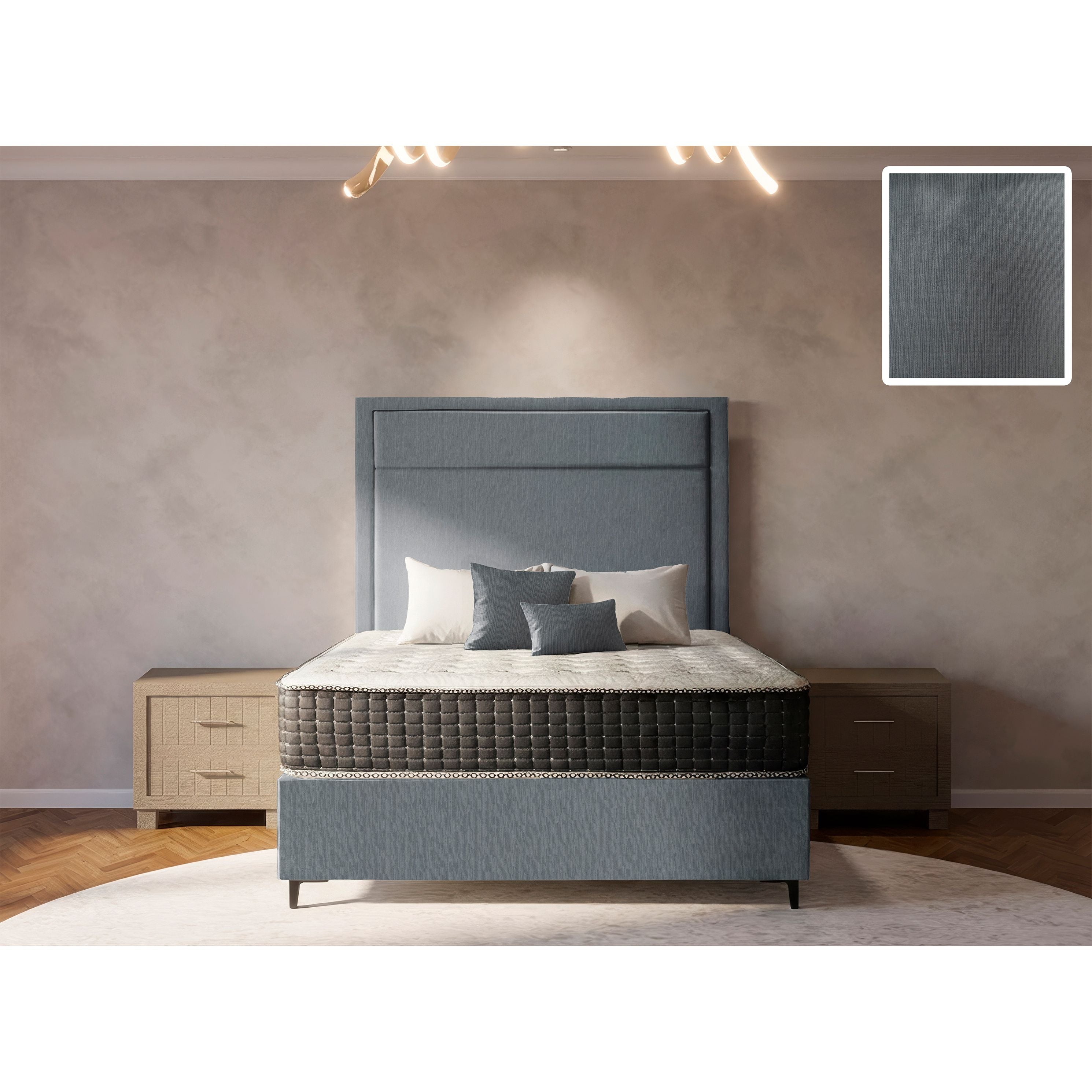 Eminence Rimline Bed and Headboard
