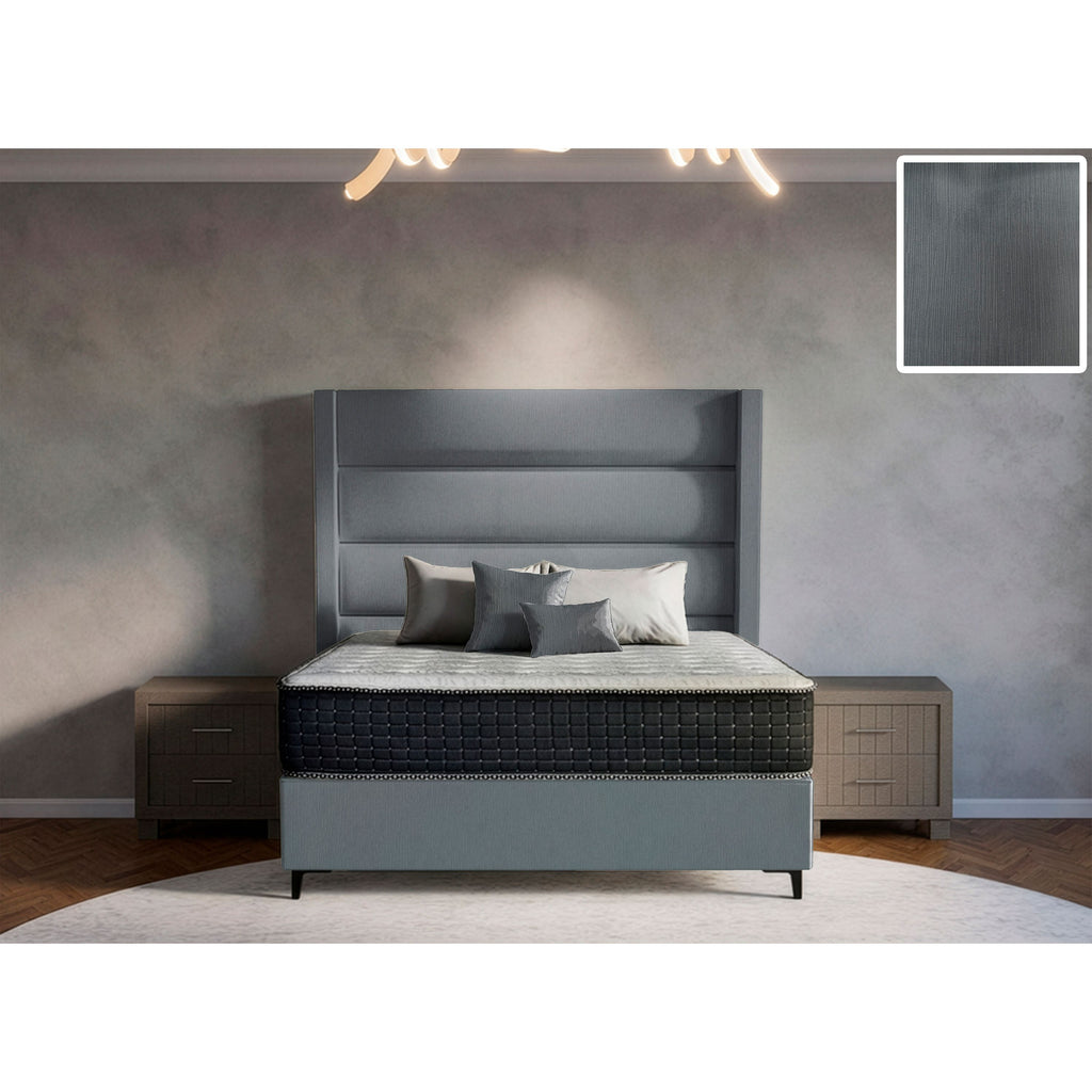 Concord Side Wings Bed and Headboard
