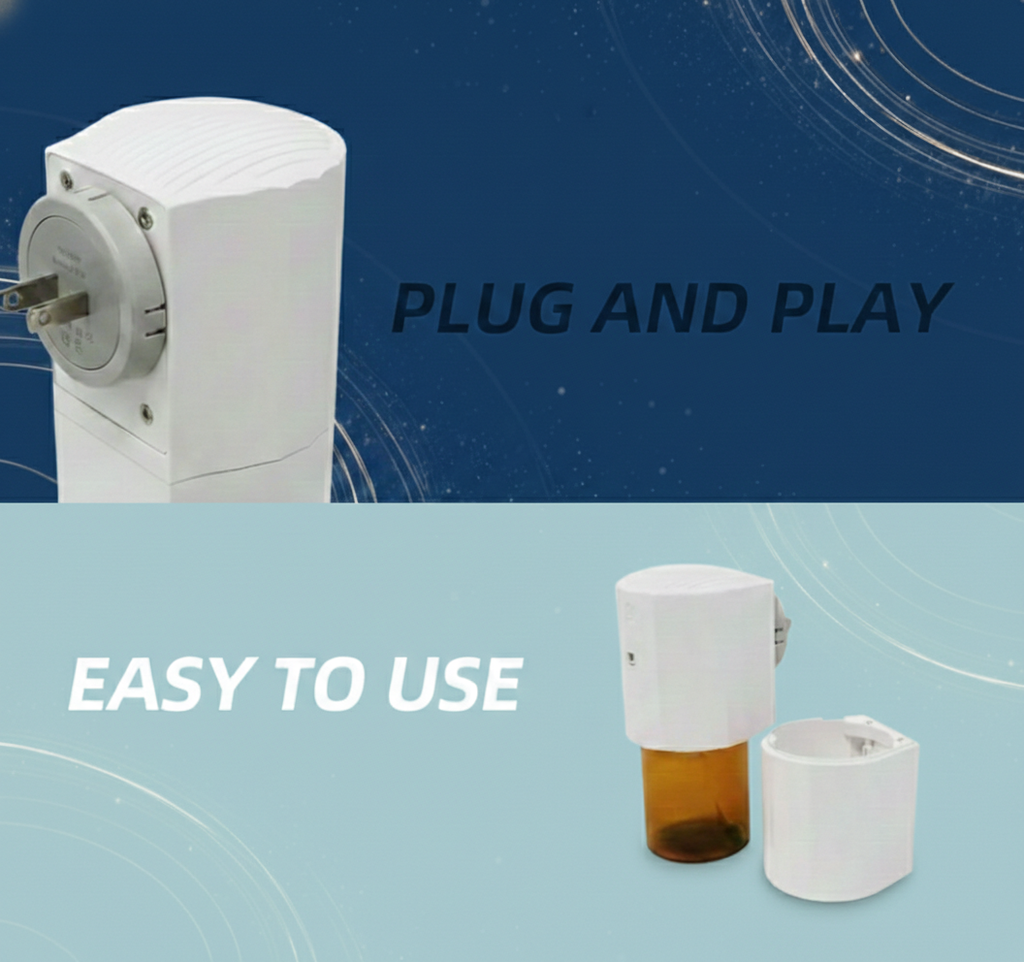 White Electronic Plug In Diffuser, Lily of the Valley Scent