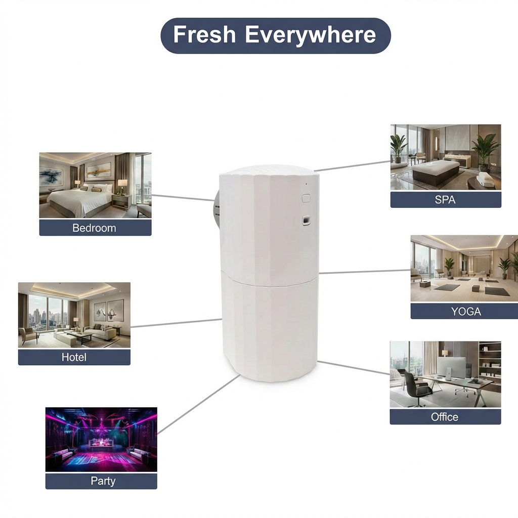 White Electronic Plug In Diffuser, Lily of the Valley Scent