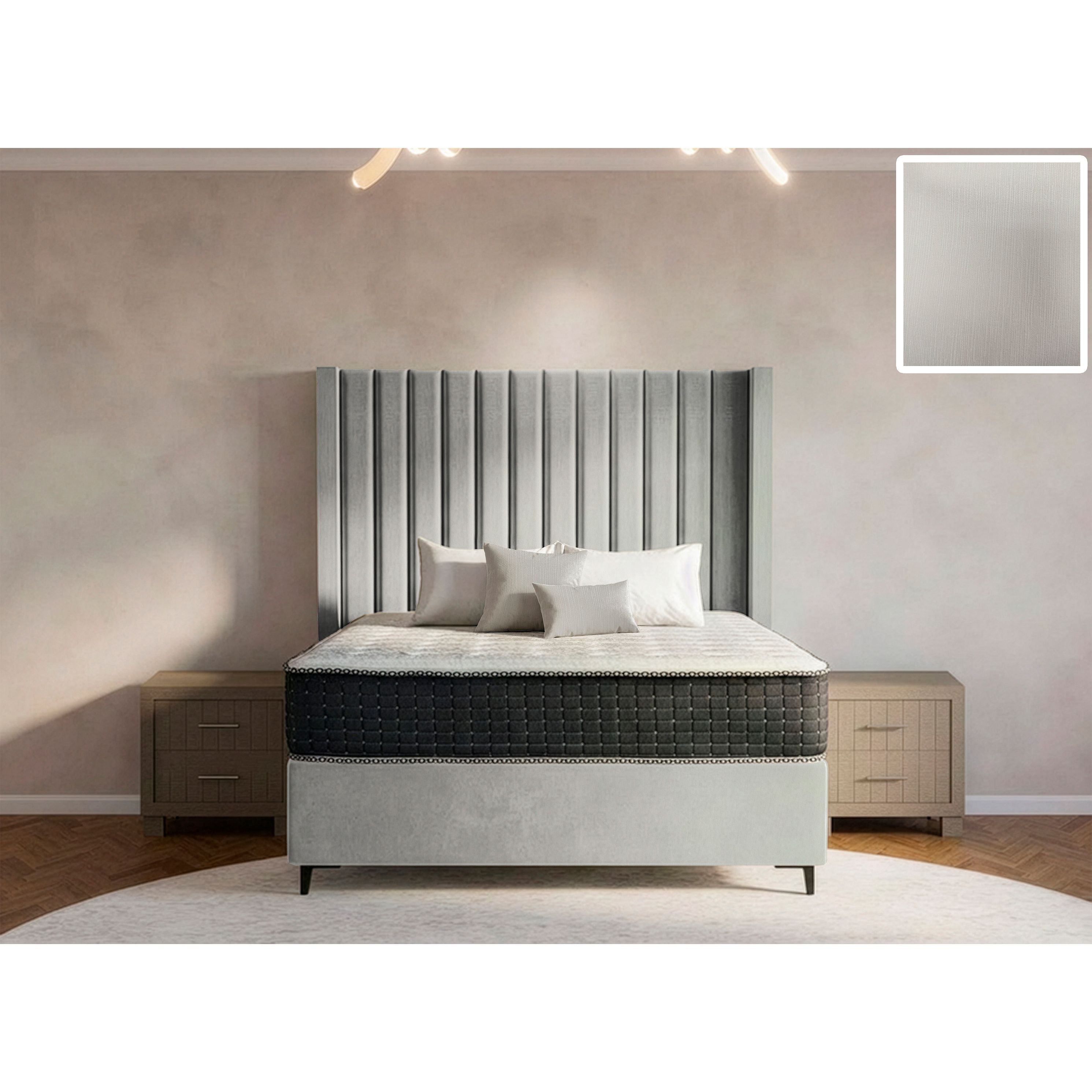 Majestic Side Wings Bed and Headboard