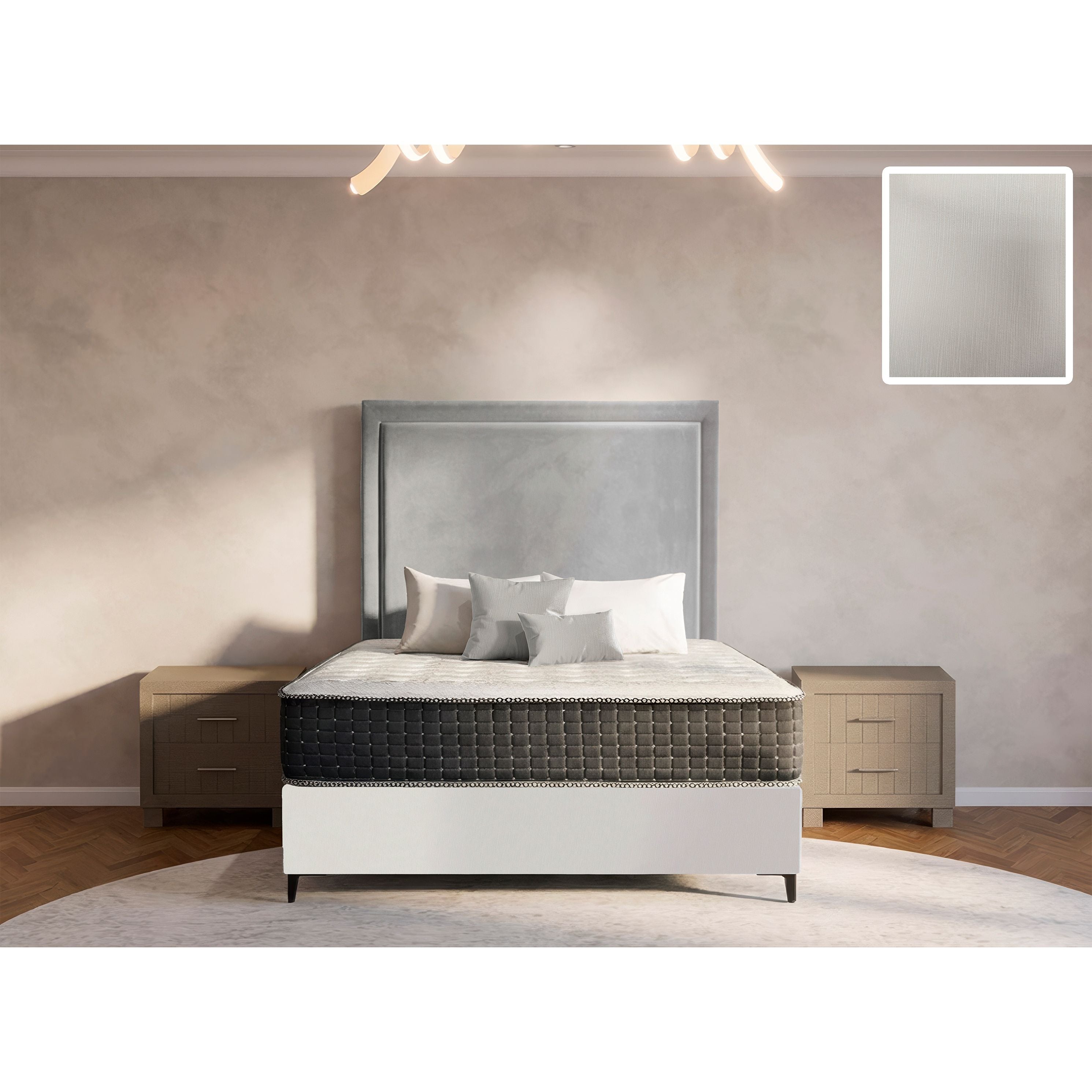 Orlando Rimline Bed and Headboard