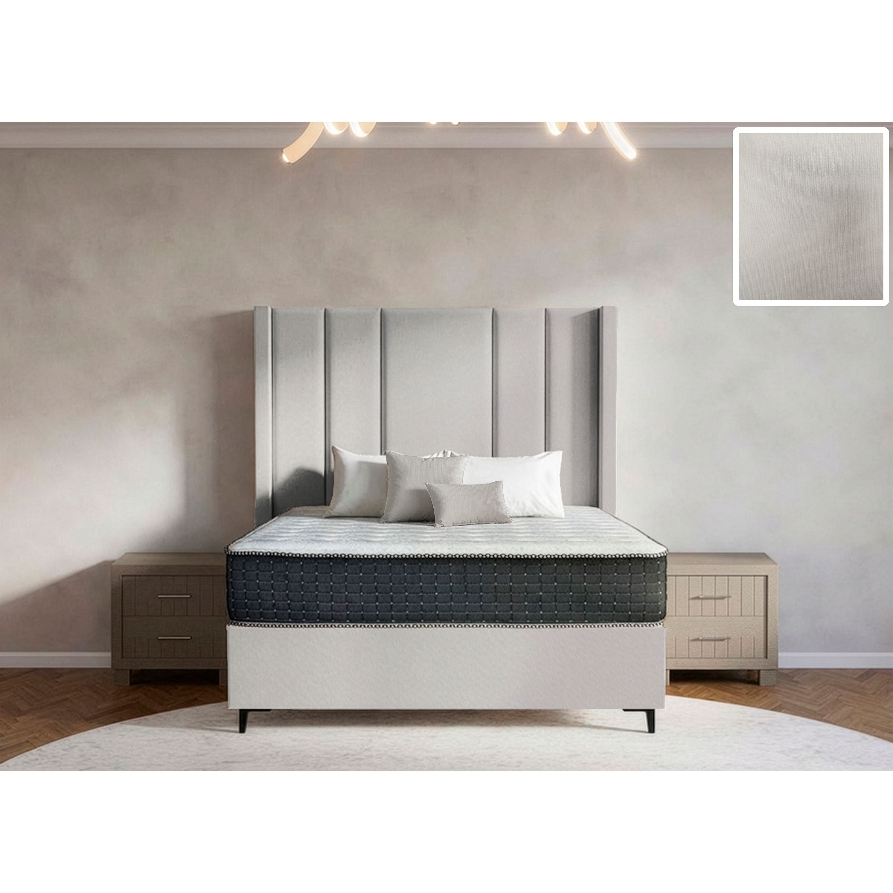 Windsor Side Wings Bed and Headboard