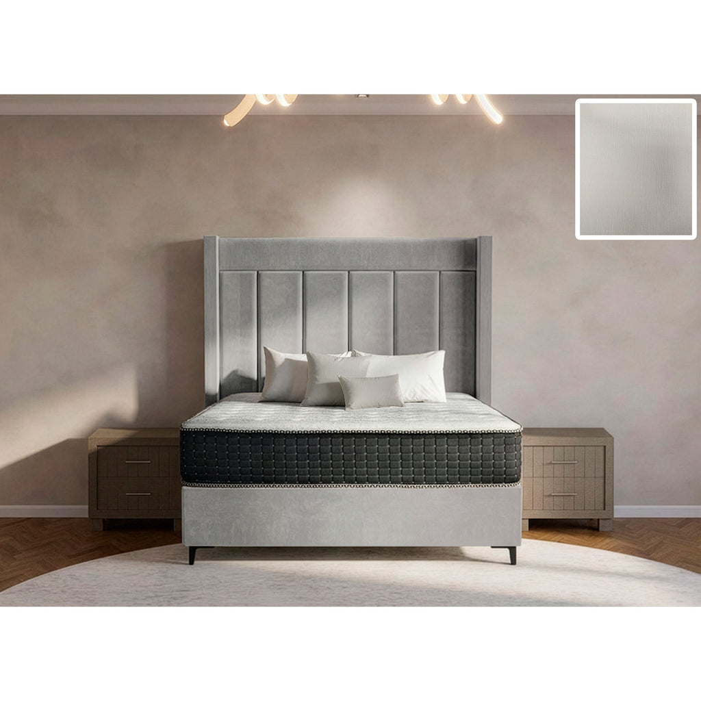 Luxeloom Side Wings Bed and Headboard