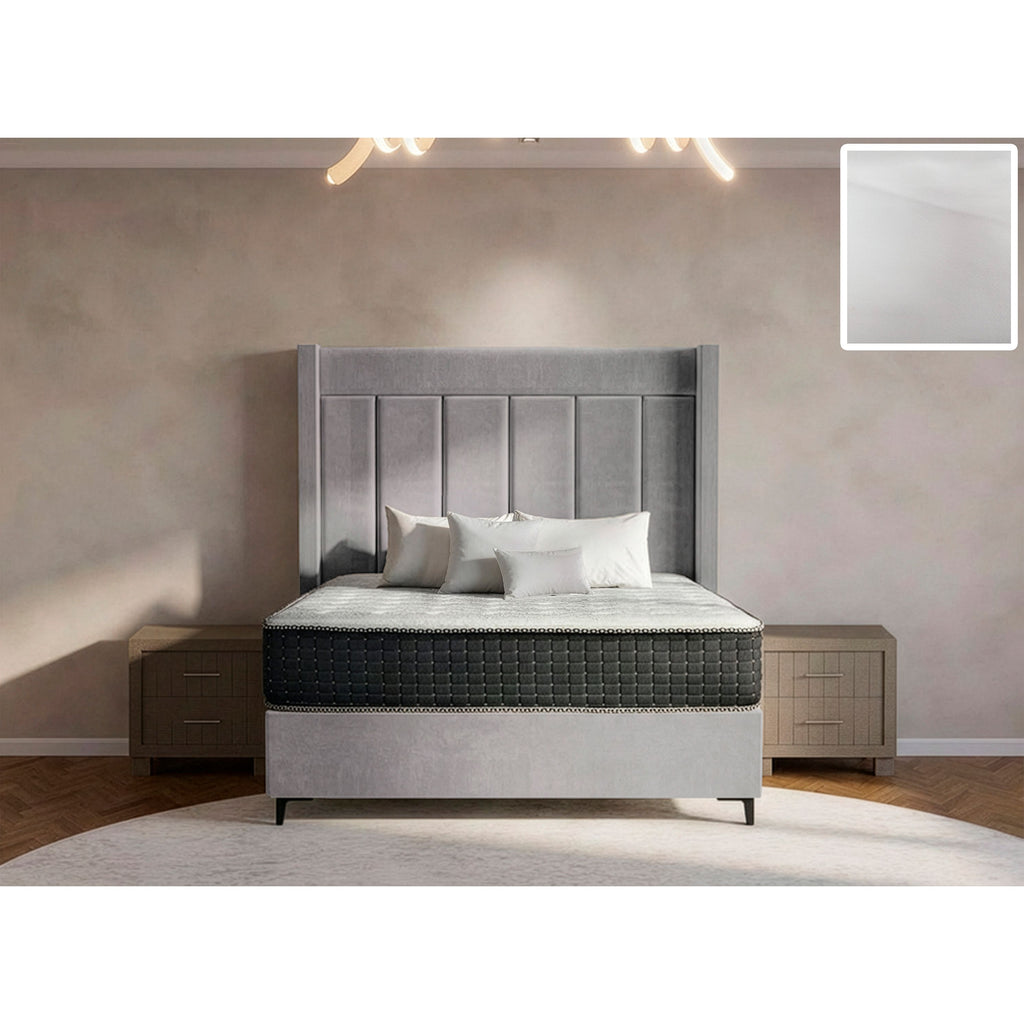Luxeloom Side Wings Bed and Headboard