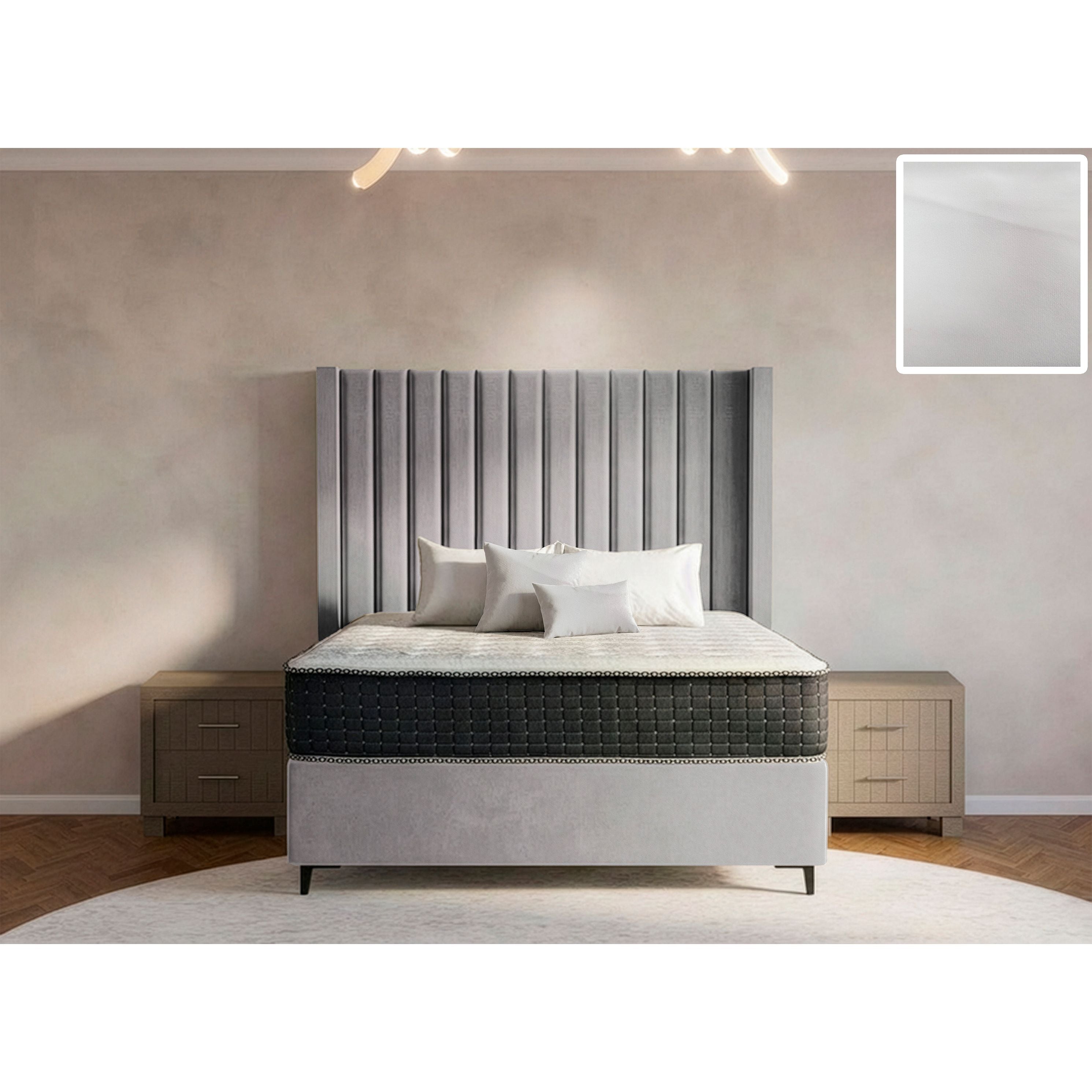 Majestic Side Wings Bed and Headboard