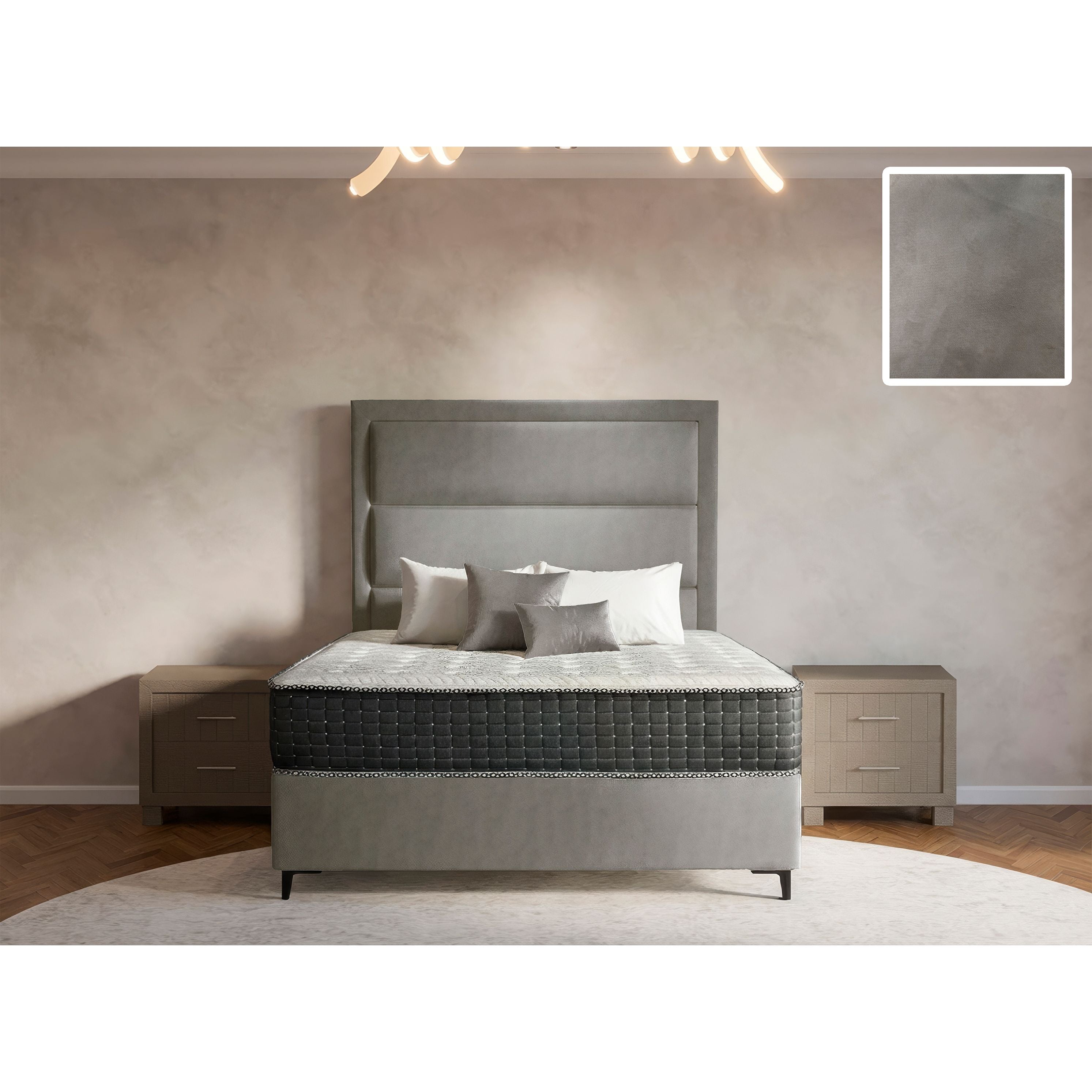 Concord Rimline Bed and Headboard