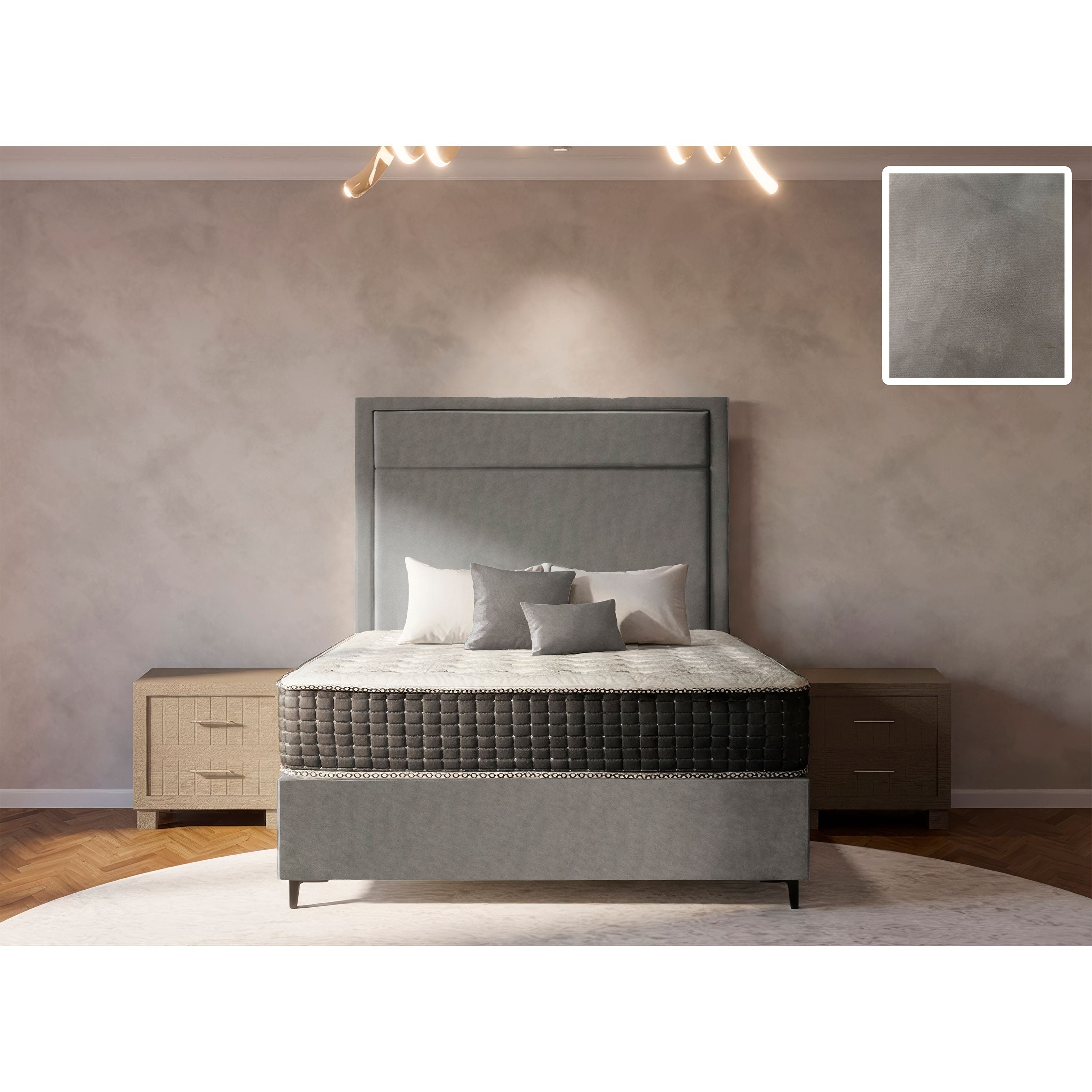 Eminence Rimline Bed and Headboard