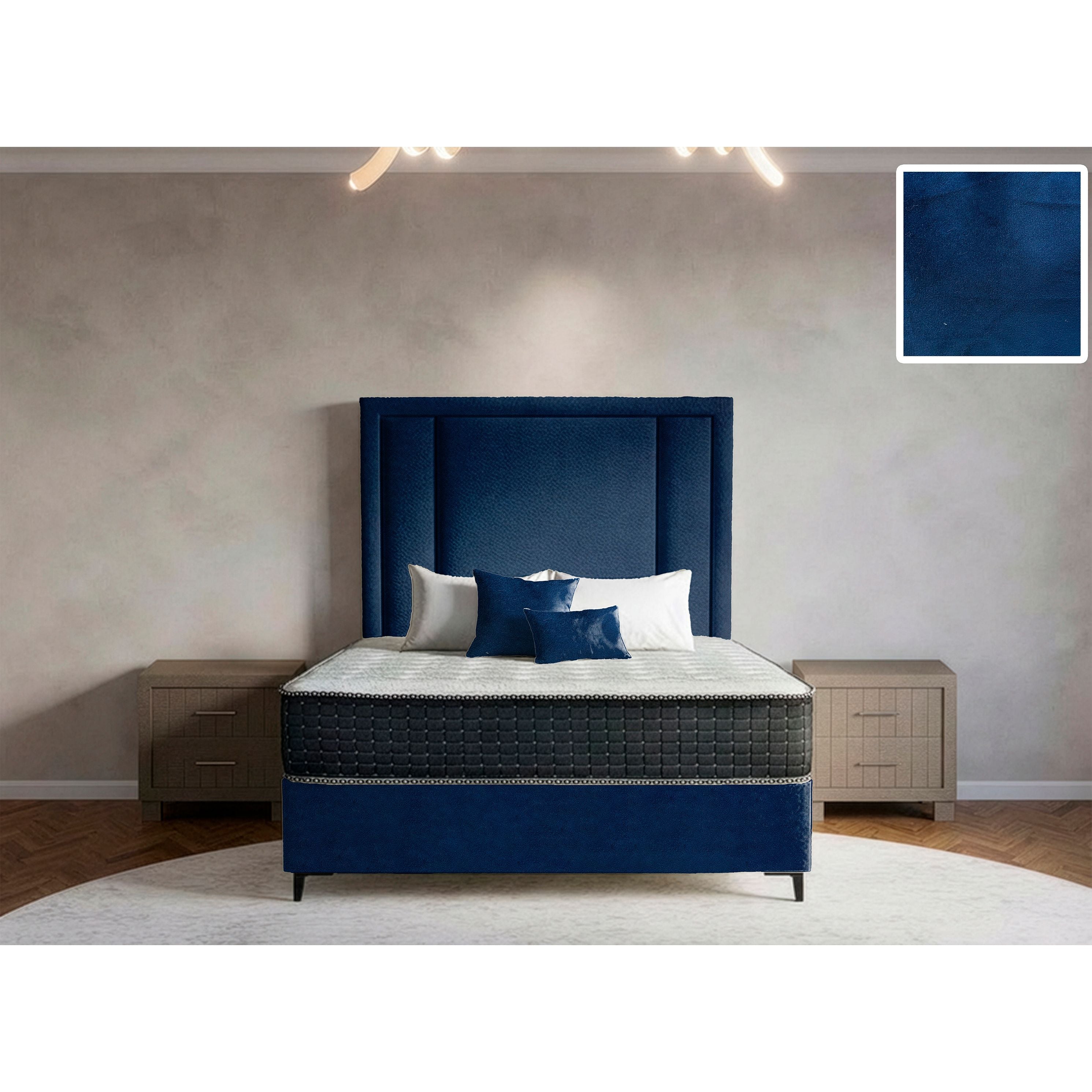 Apex Rimline Bed and Headboard