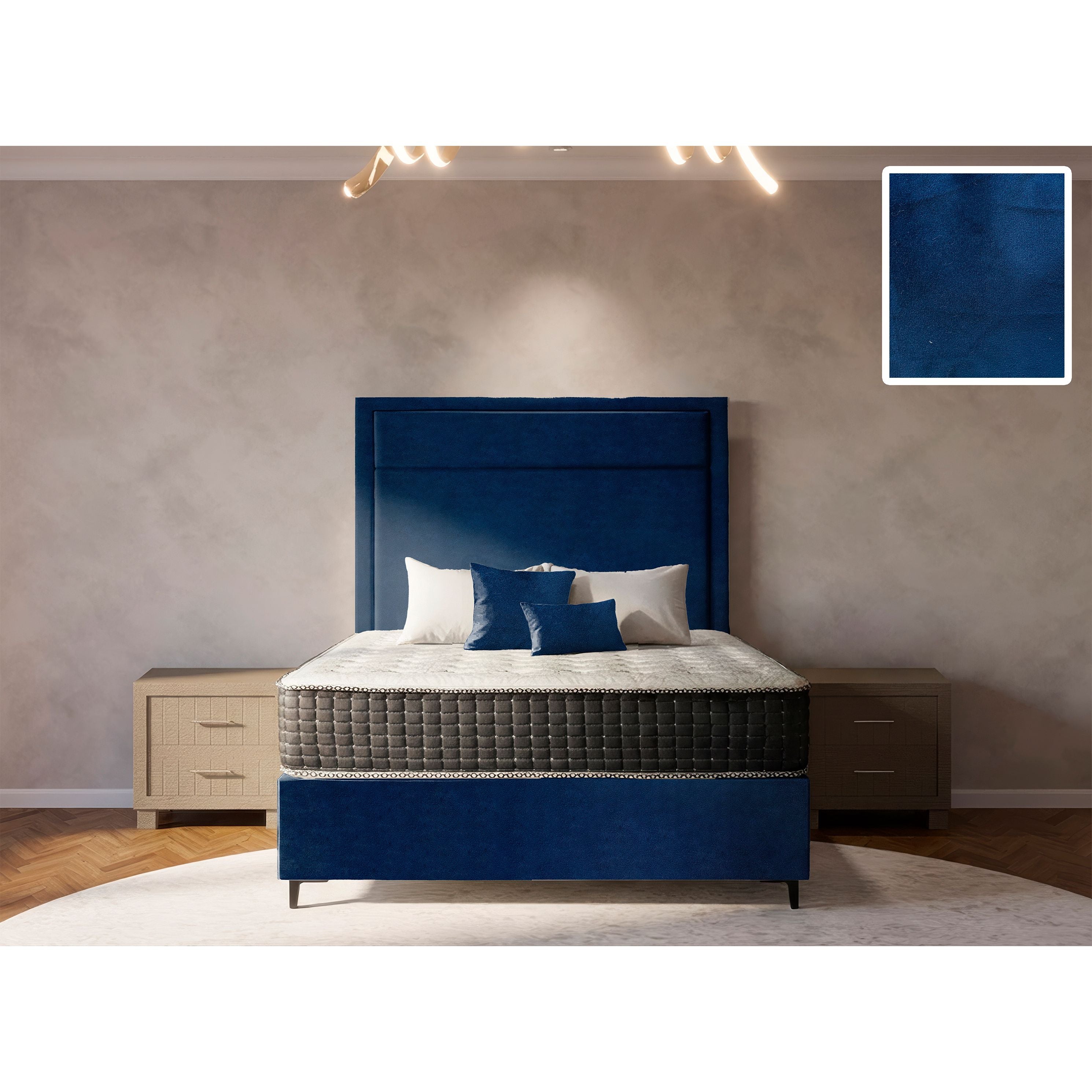Eminence Rimline Bed and Headboard