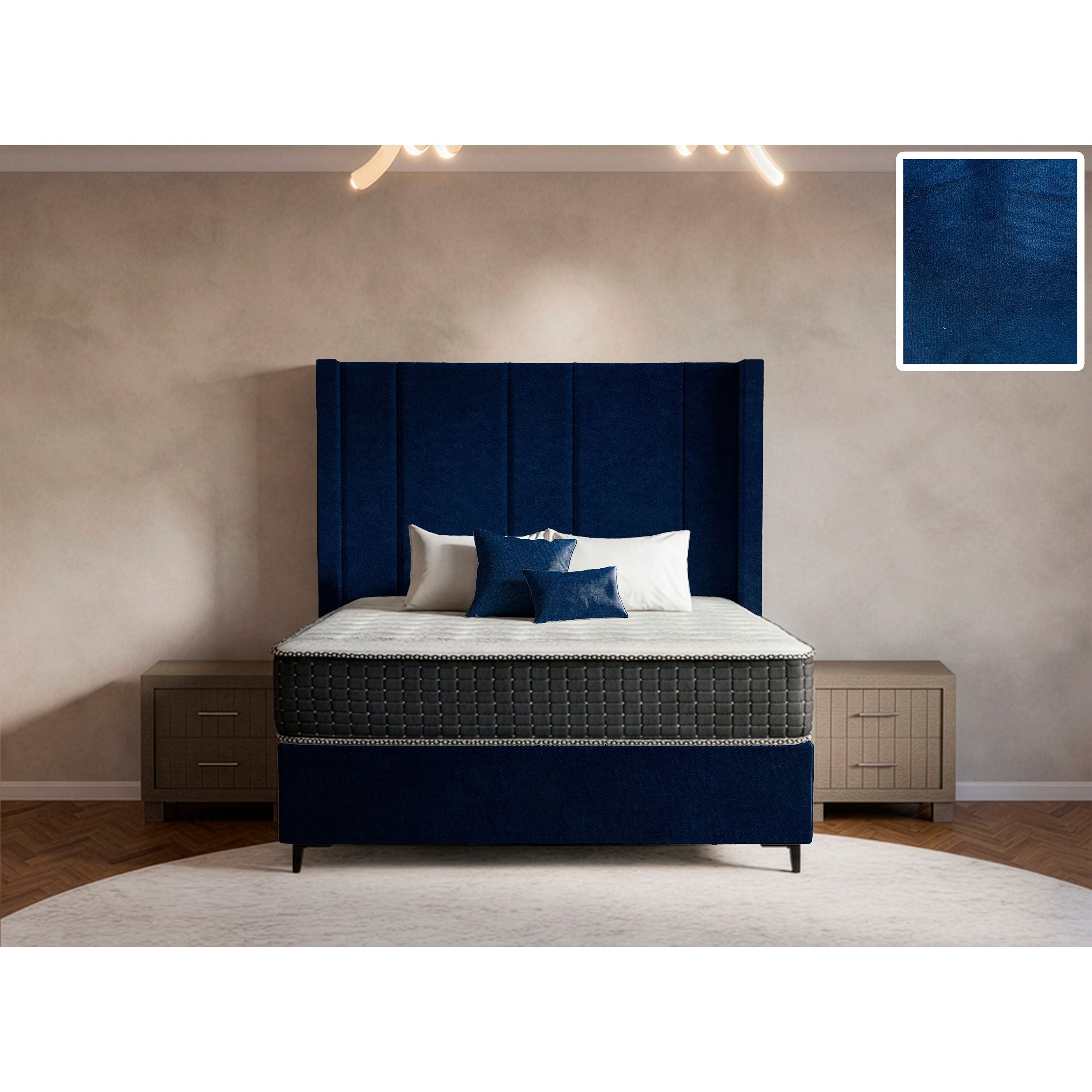 Prestige Side Wings Bed and Headboard