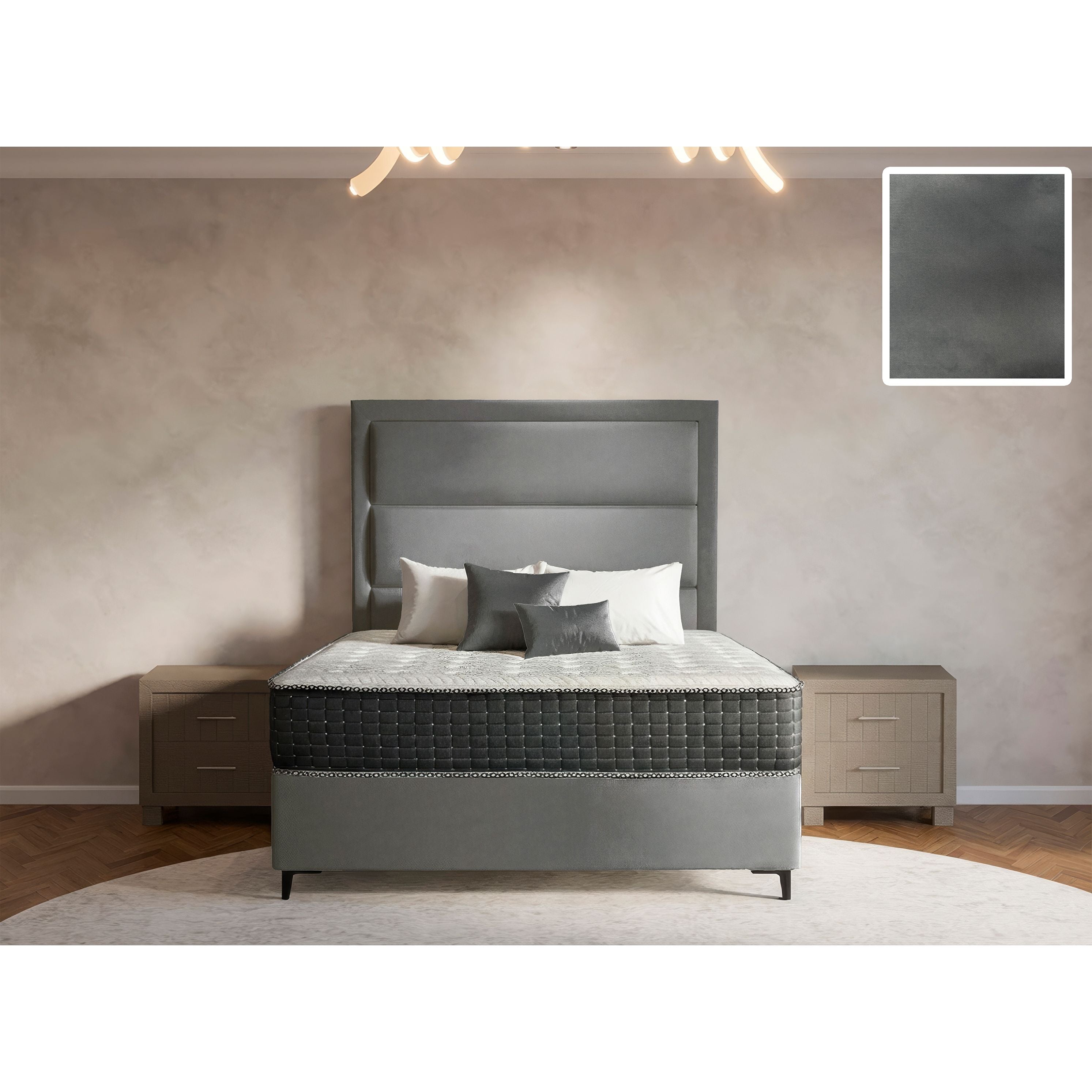 Concord Rimline Bed and Headboard