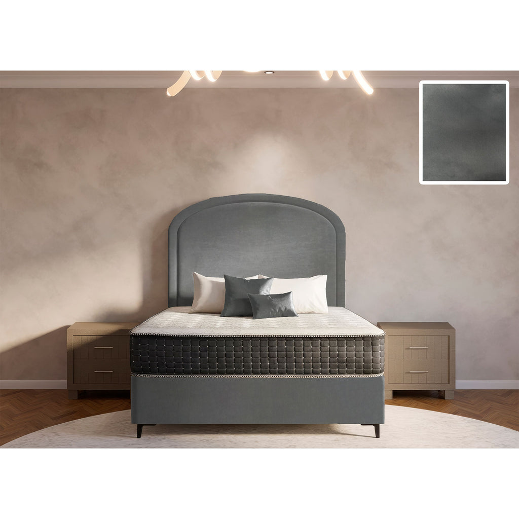 Meridian Rimline Bed and Headboard