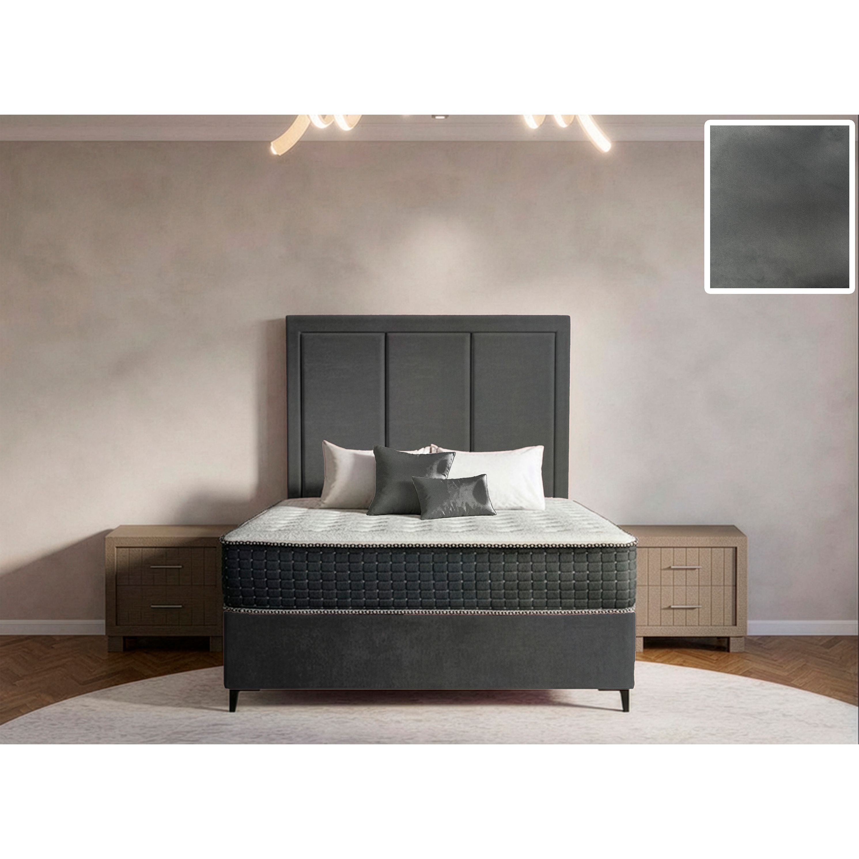 Arlington Rimline Bed and Headboard