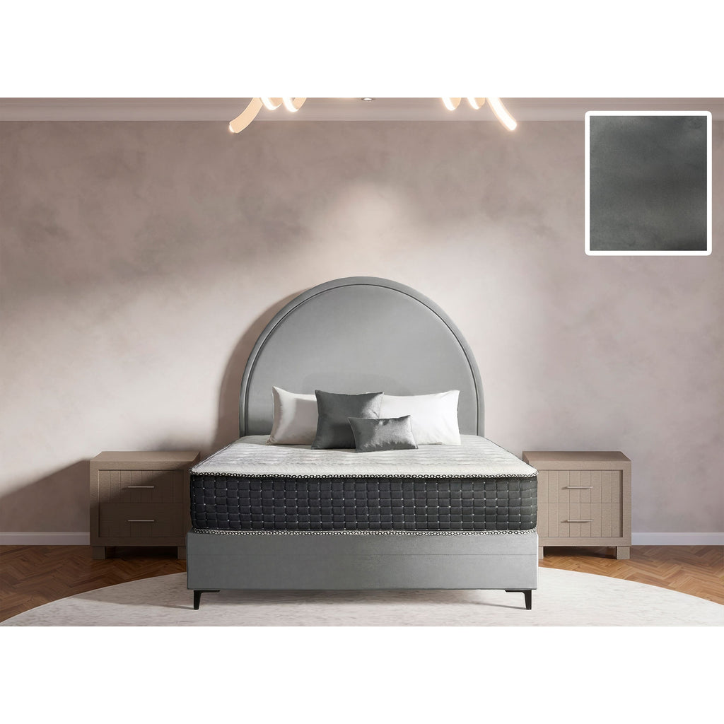 Sphere Rimline Bed and Headboard