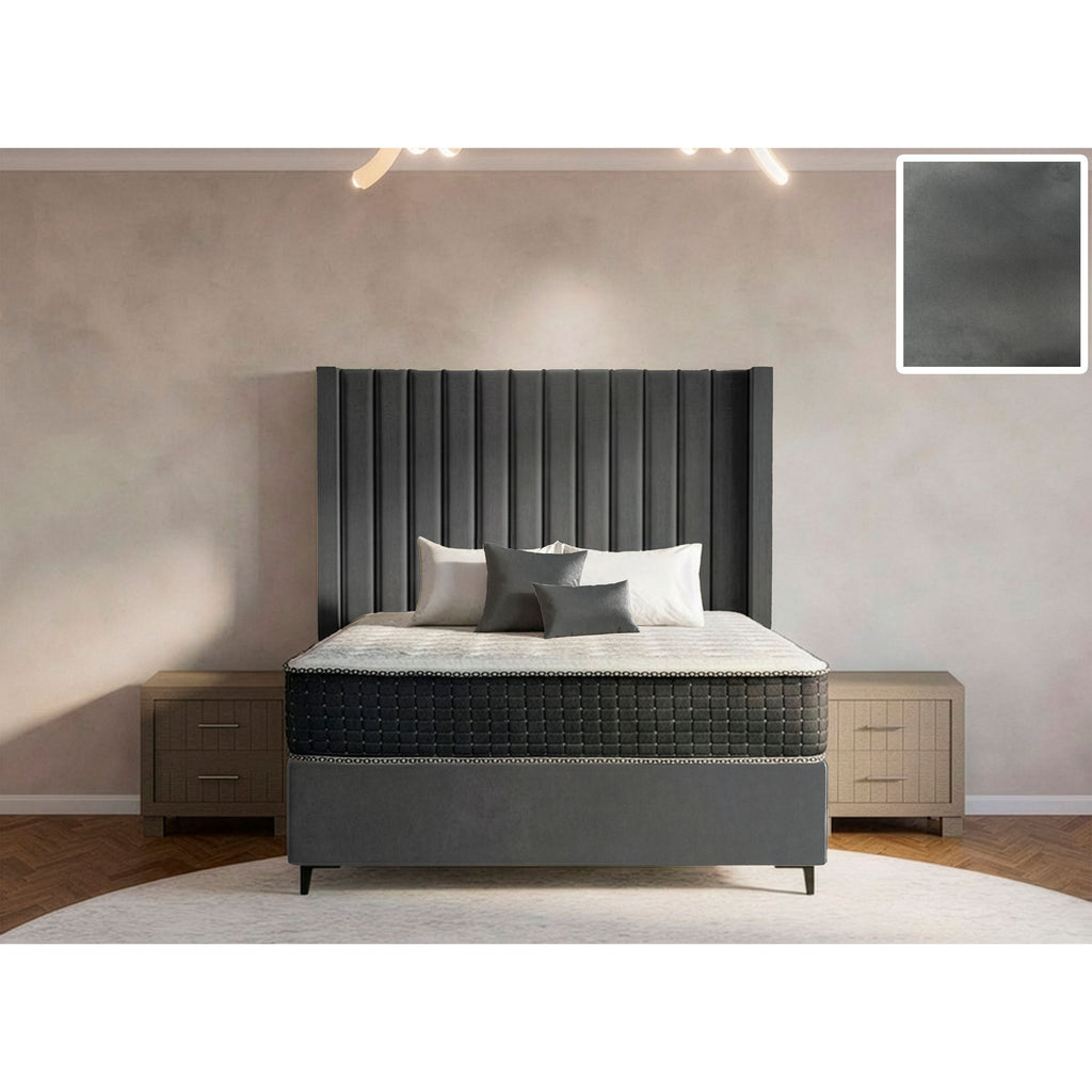 Majestic Side Wings Bed and Headboard
