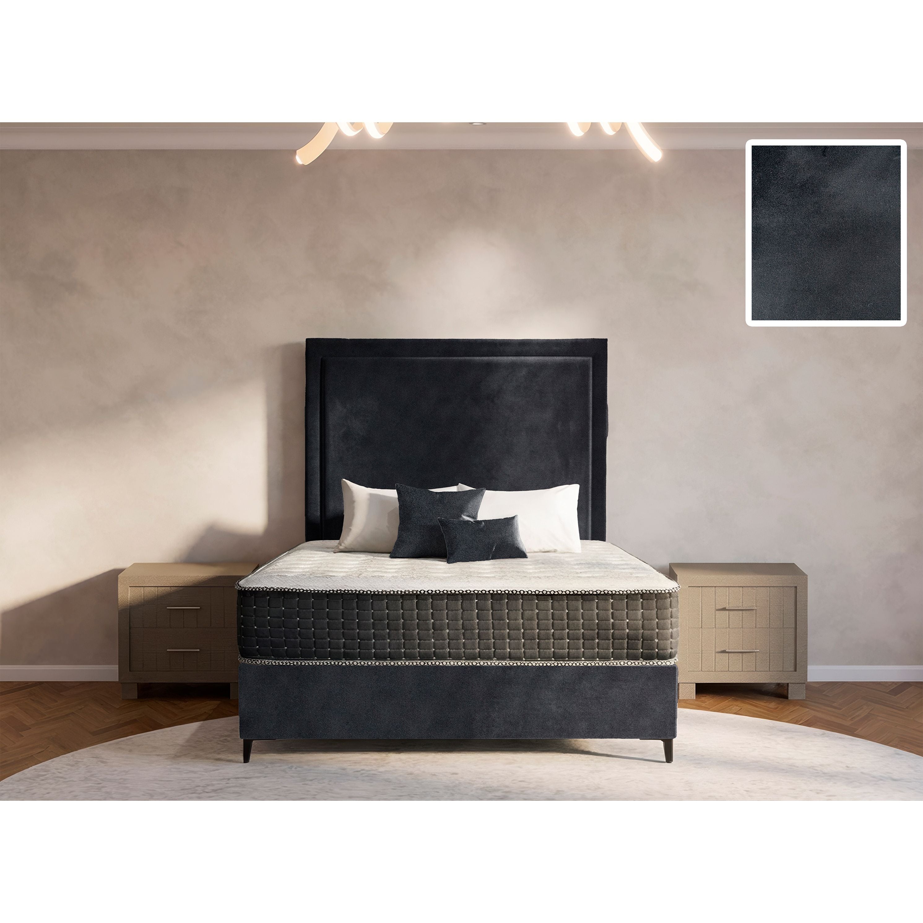 Orlando Rimline Bed and Headboard