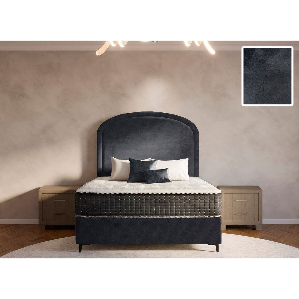 Meridian Rimline Bed and Headboard