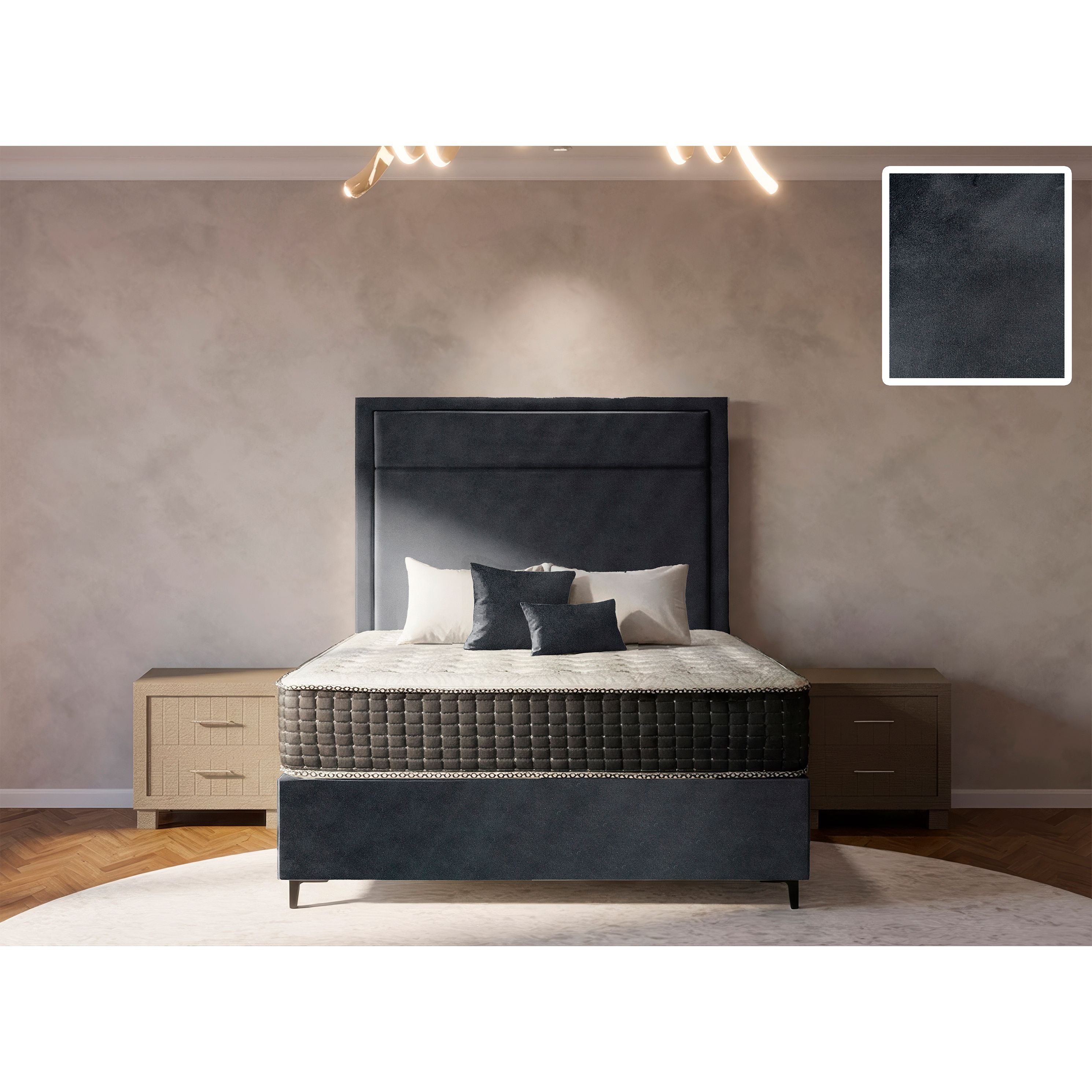 Eminence Rimline Bed and Headboard