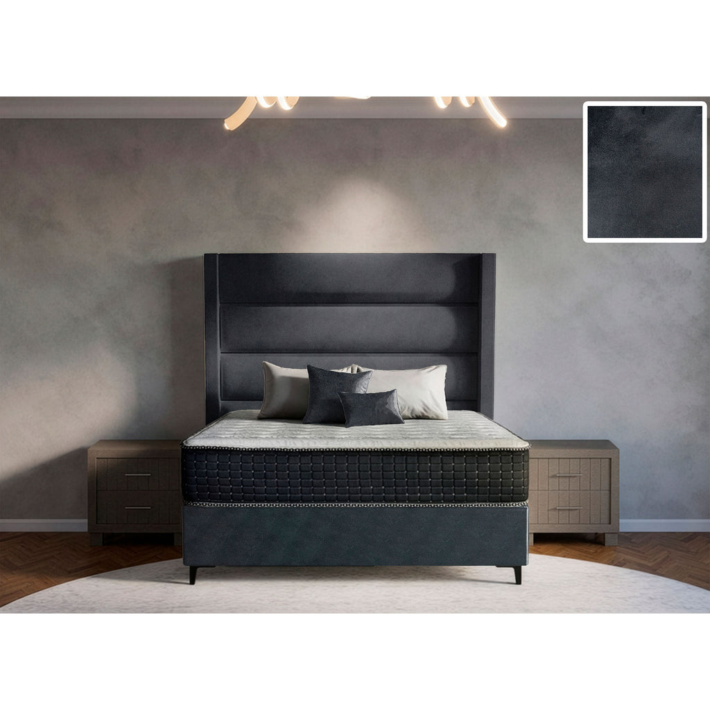 Concord Side Wings Bed and Headboard