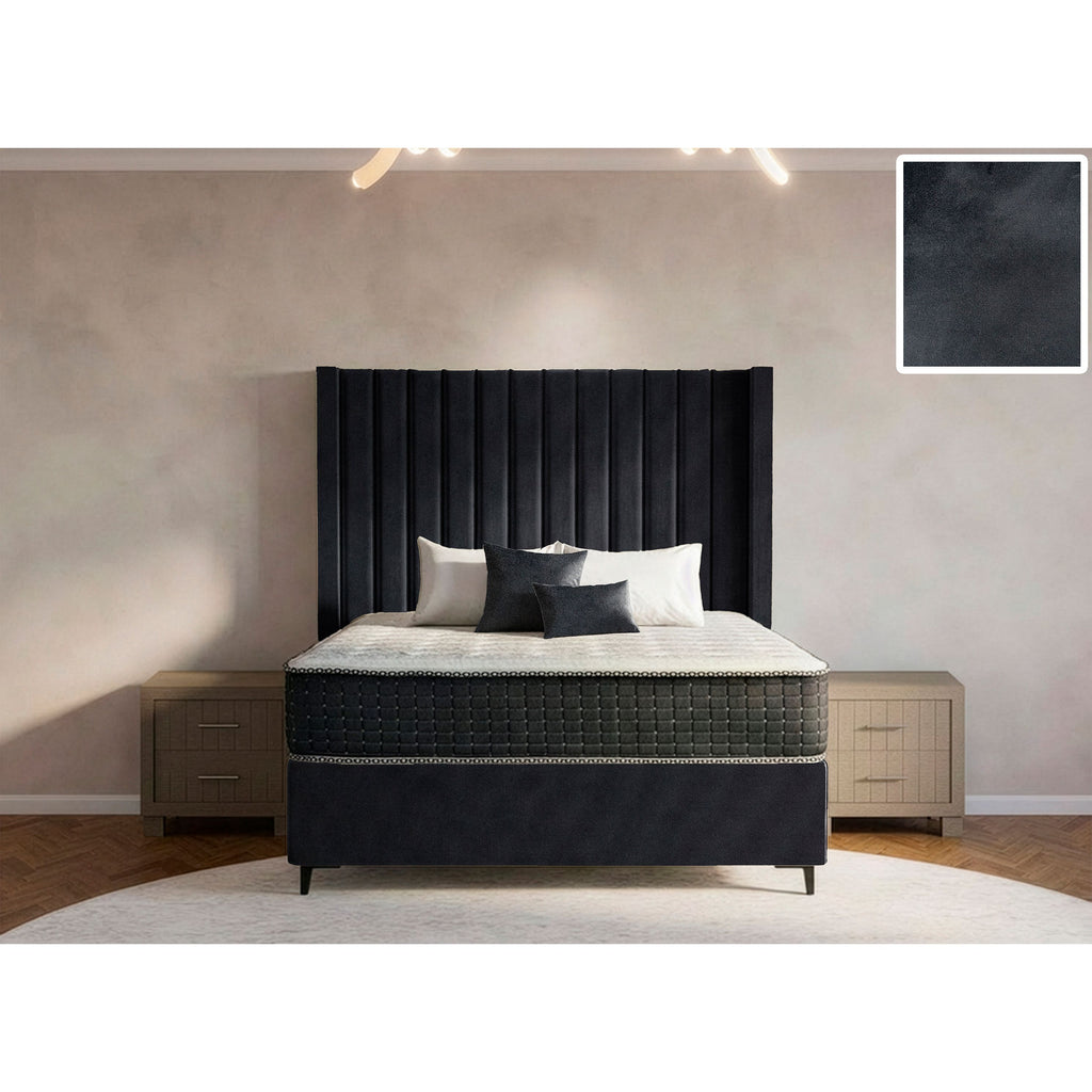 Majestic Side Wings Bed and Headboard