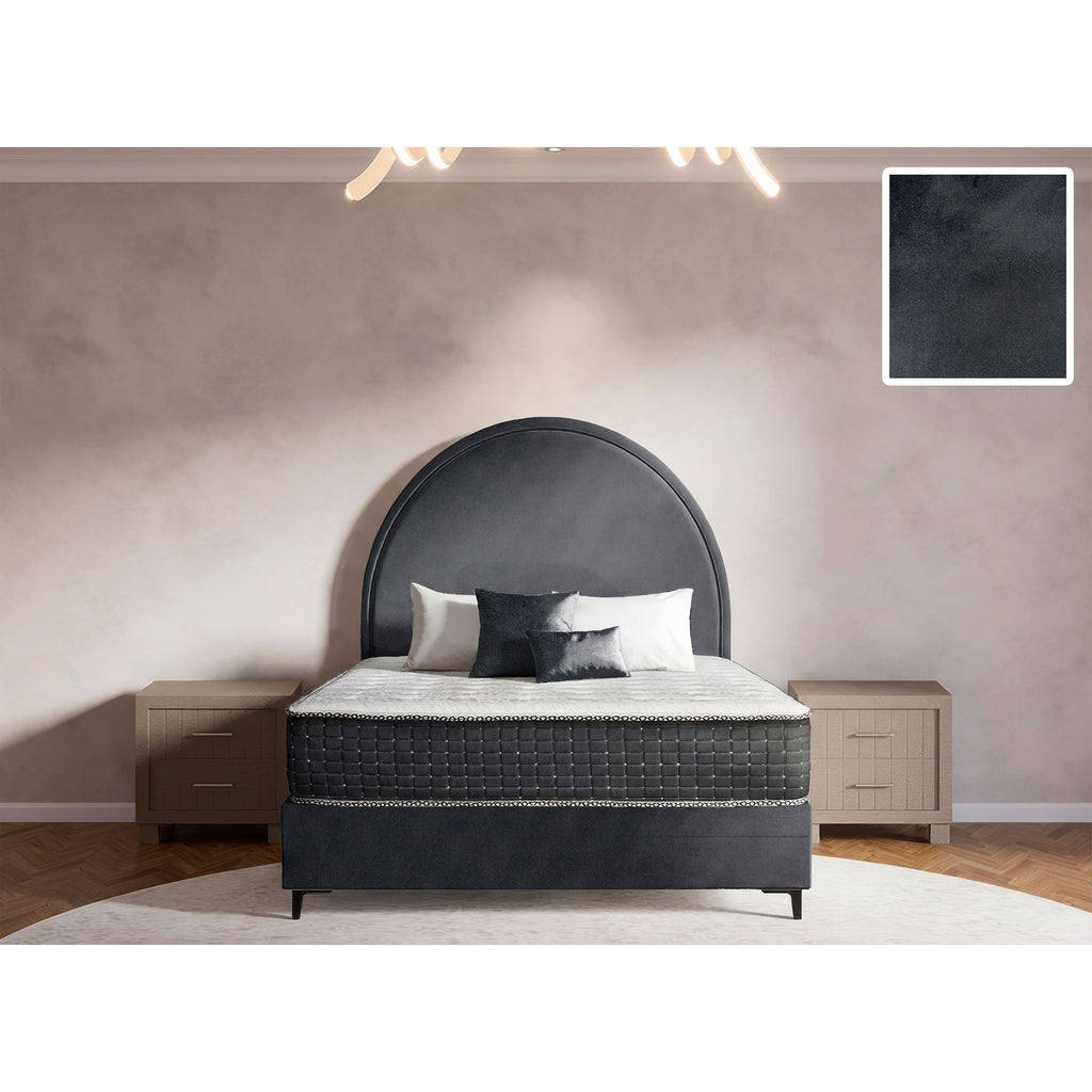 Sphere Rimline Bed and Headboard