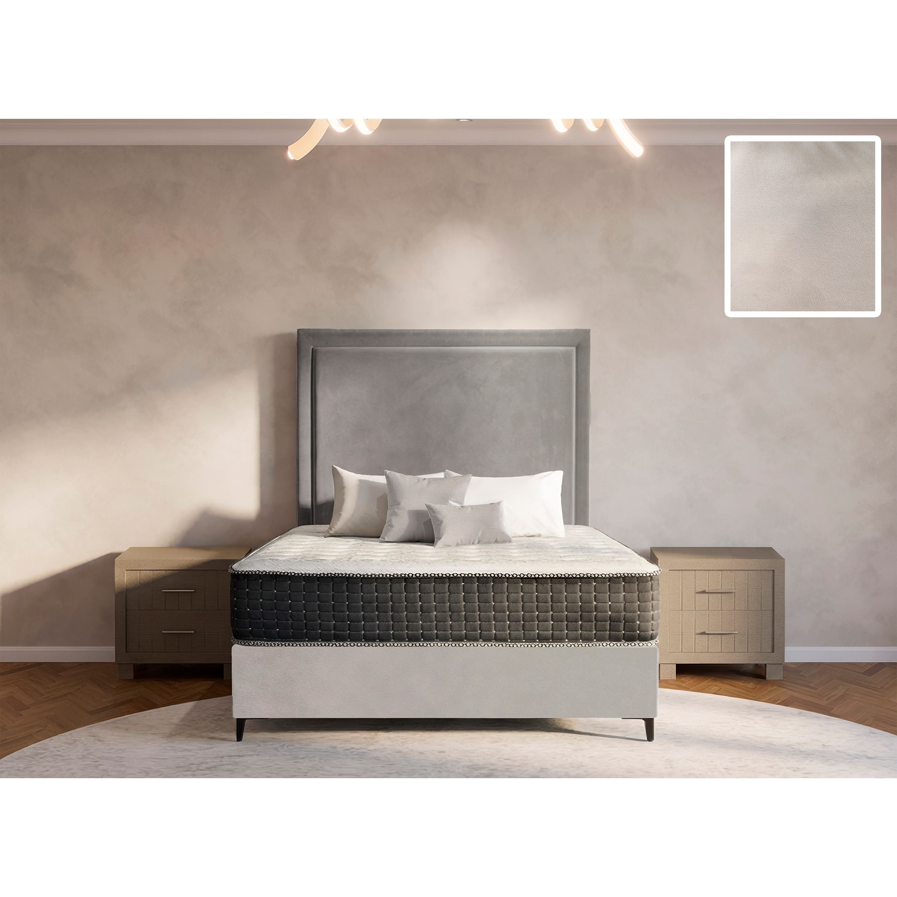 Orlando Rimline Bed and Headboard
