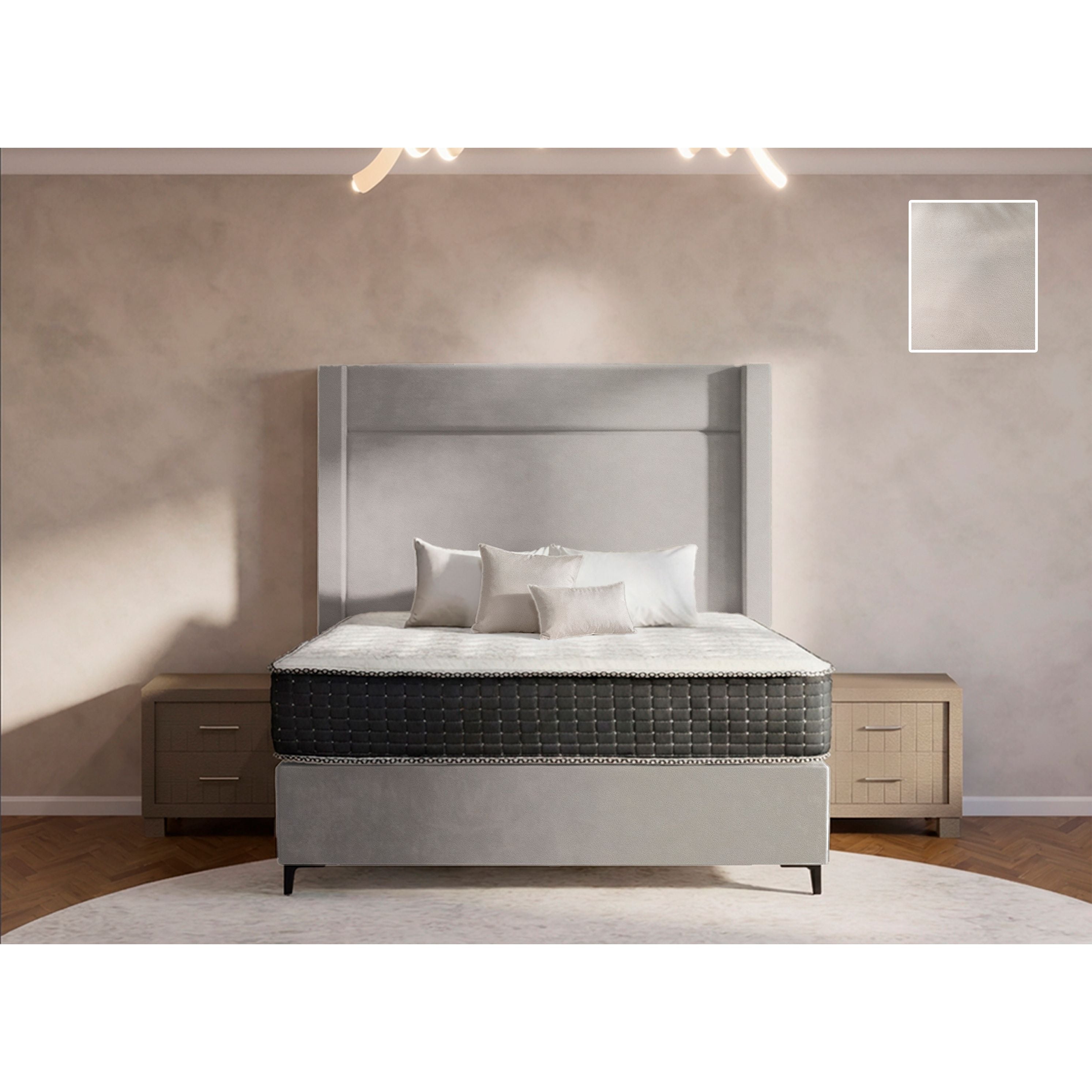 Eminence Side Wings Bed and Headboard