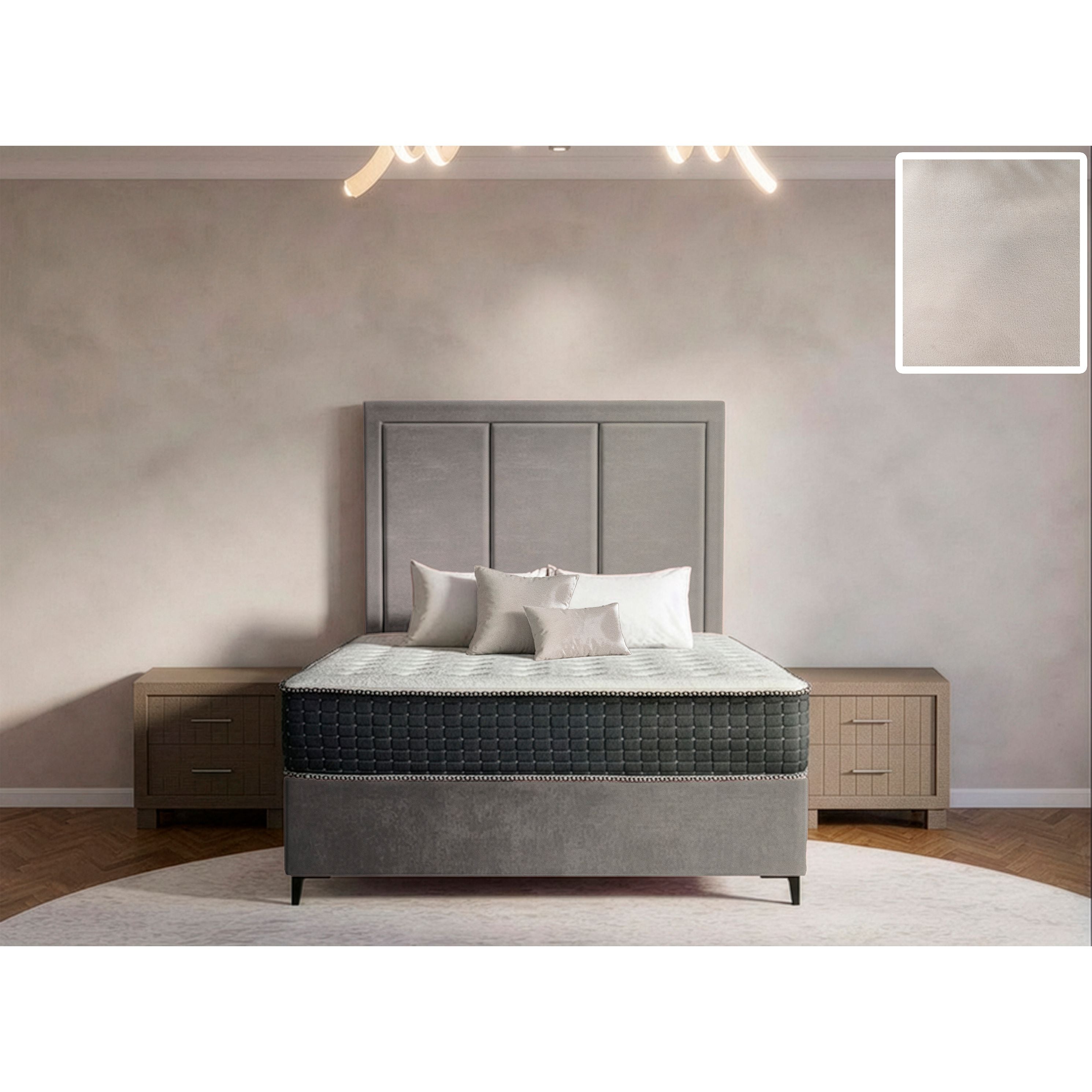 Arlington Rimline Bed and Headboard